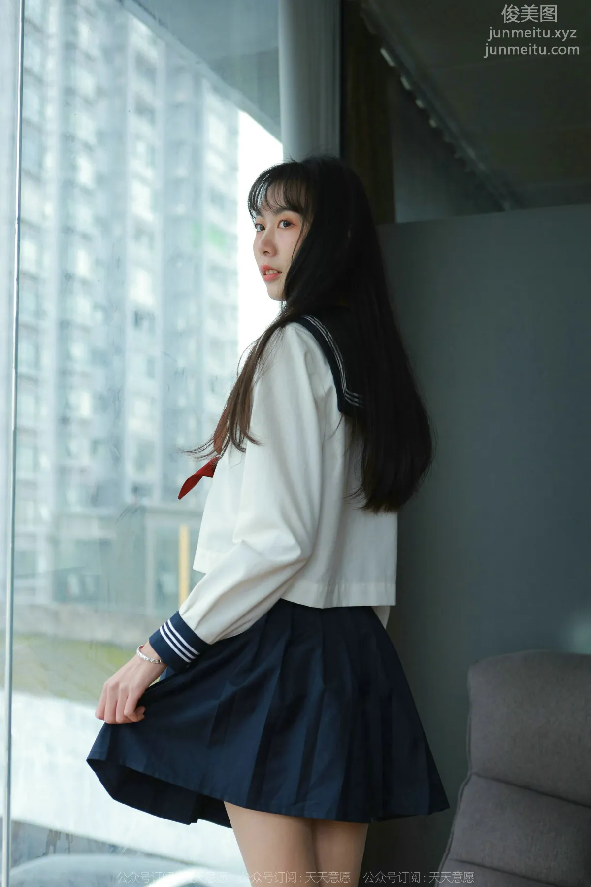 [IESS] 2022.03.03 Silk Enjoyer 1018: Tuan Tuan, Cute JK Outfit [82P] photo 77