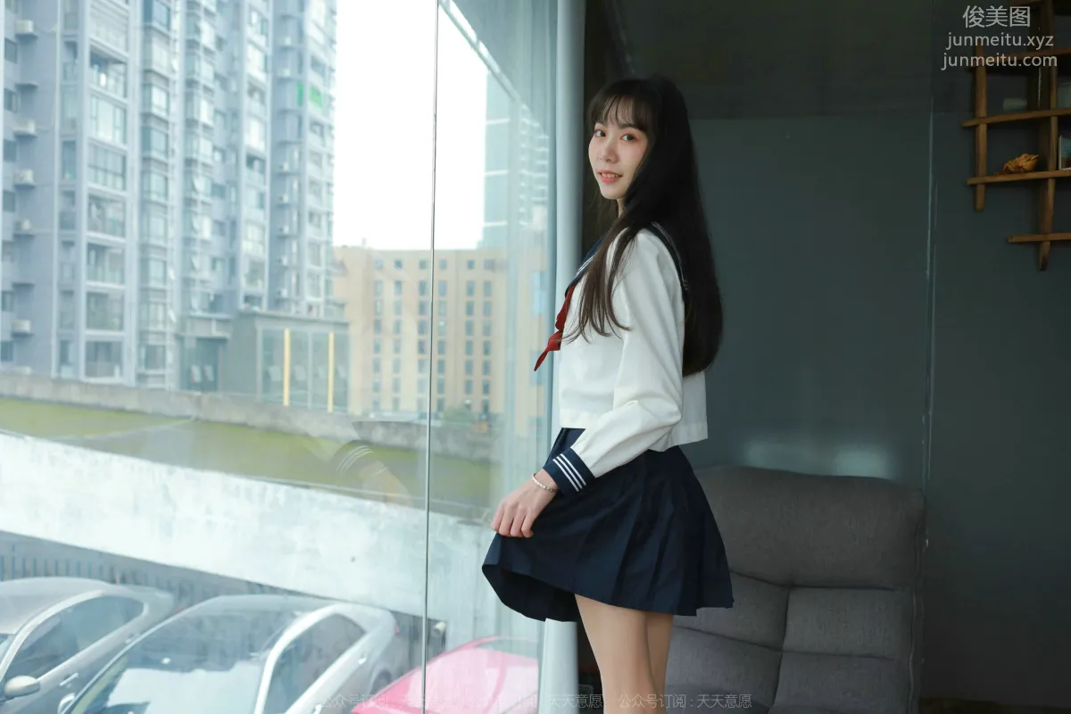 [IESS] 2022.03.03 Silk Enjoyer 1018: Tuan Tuan, Cute JK Outfit [82P] photo 79