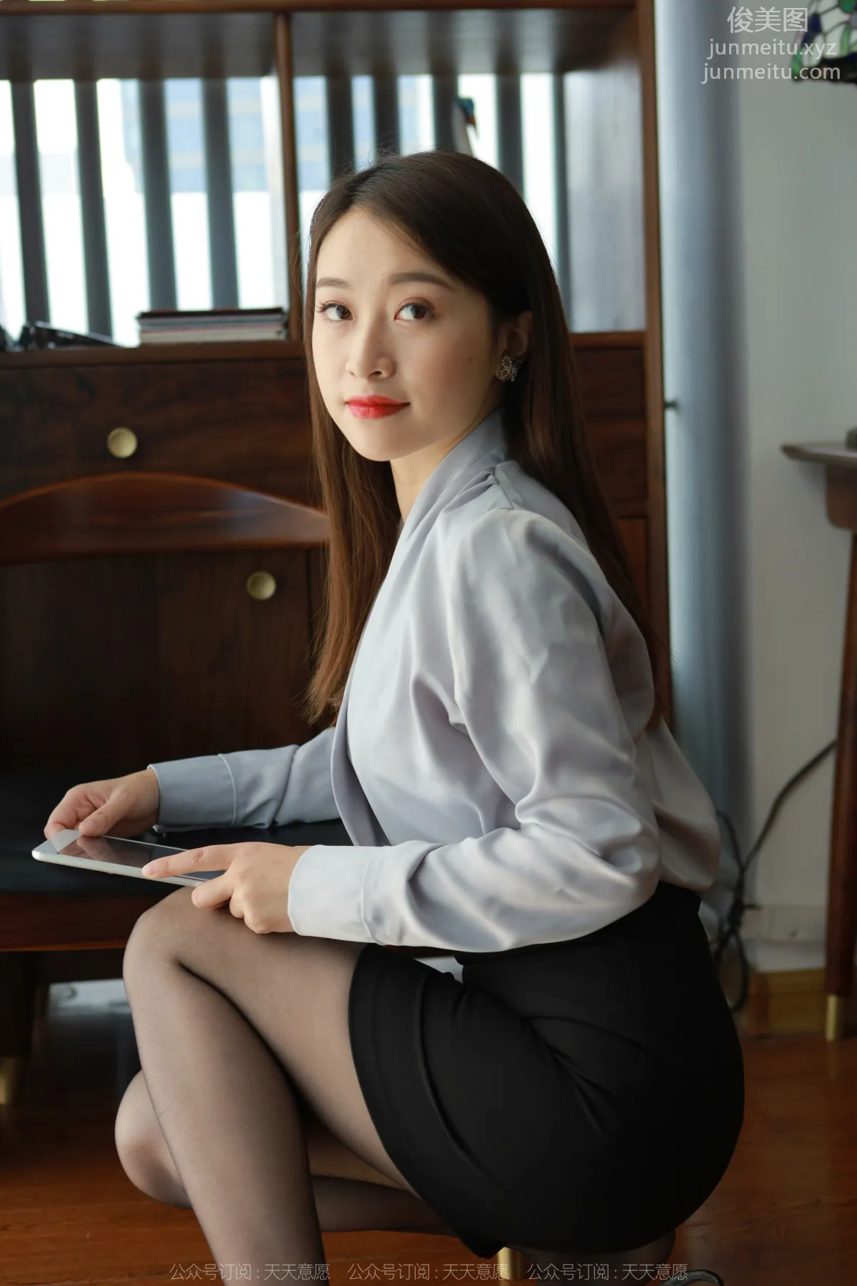 [IESS] 2022.04.04 Silk Enjoyer 1049: Xiao Jie, Sweetness in the Office photo 34
