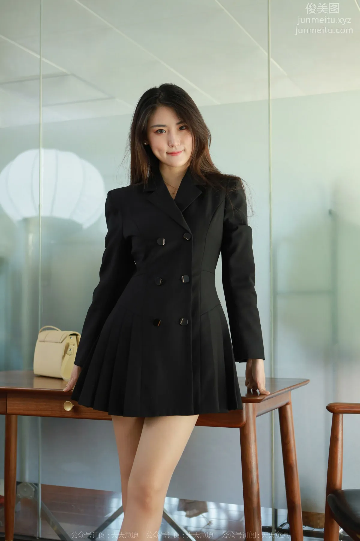 [IESS] 2022.04.20 Silk Enjoyer 1065: Xiao Bao, Black Pleated Skirt photo 14