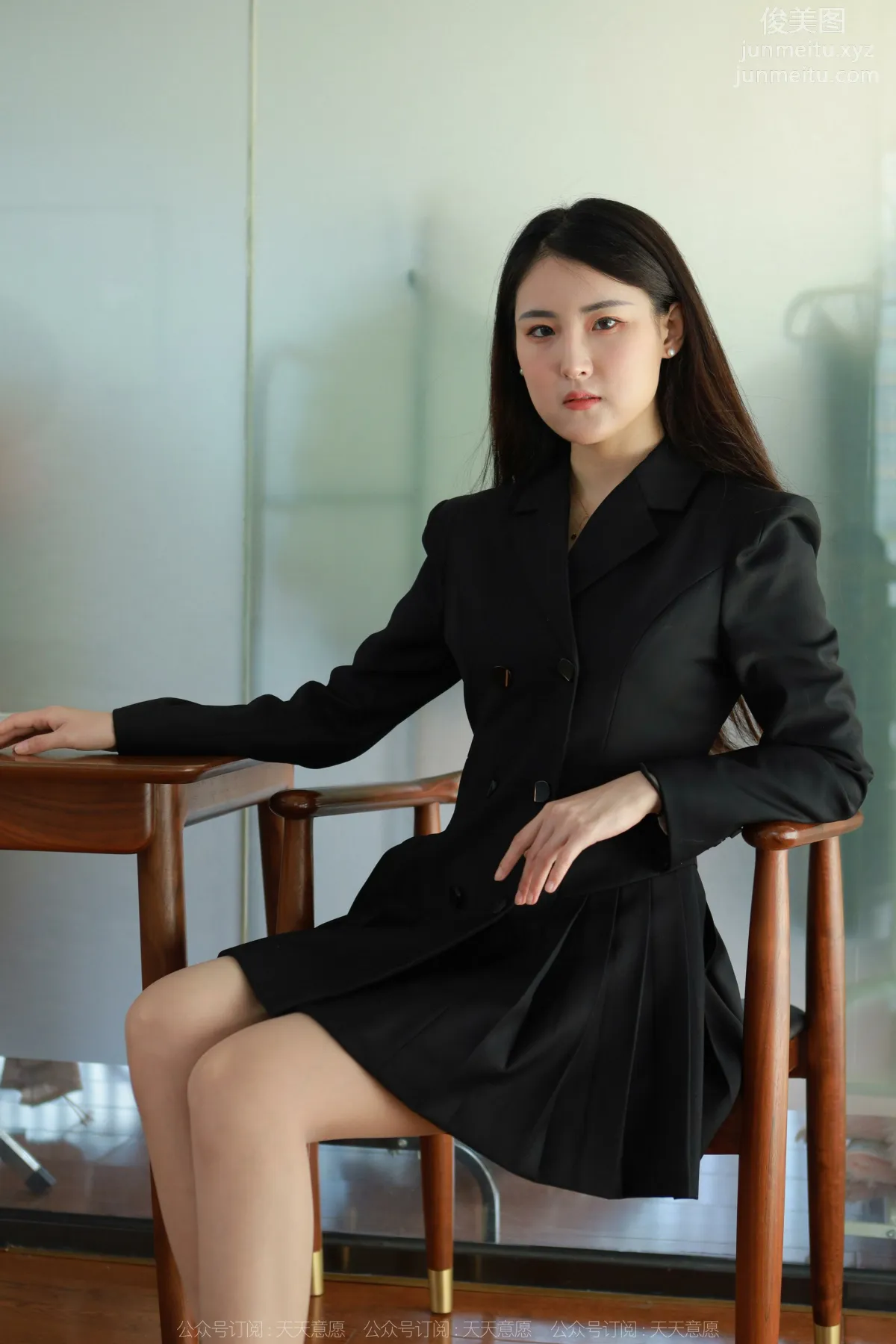 [IESS] 2022.04.20 Silk Enjoyer 1065: Xiao Bao, Black Pleated Skirt photo 43
