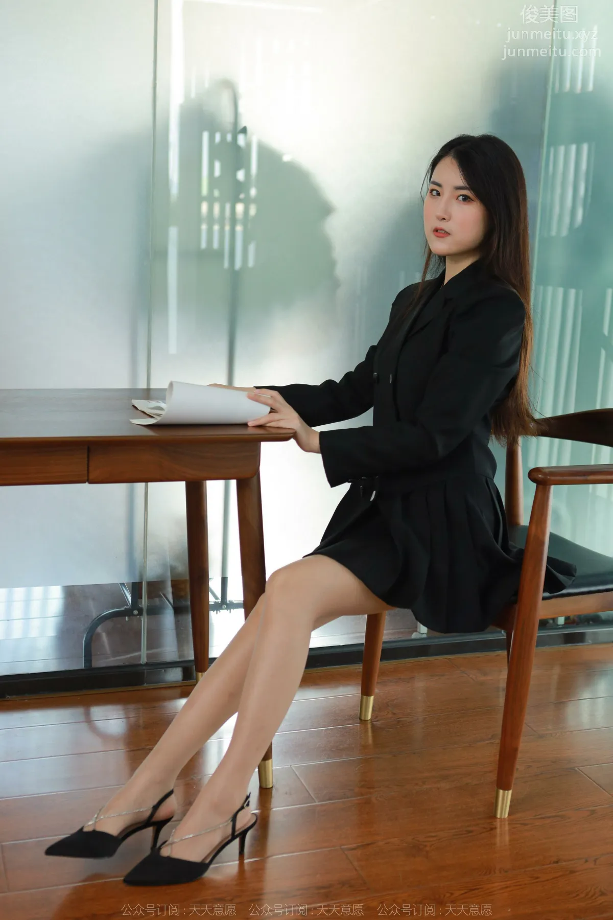 [IESS] 2022.04.20 Silk Enjoyer 1065: Xiao Bao, Black Pleated Skirt photo 44