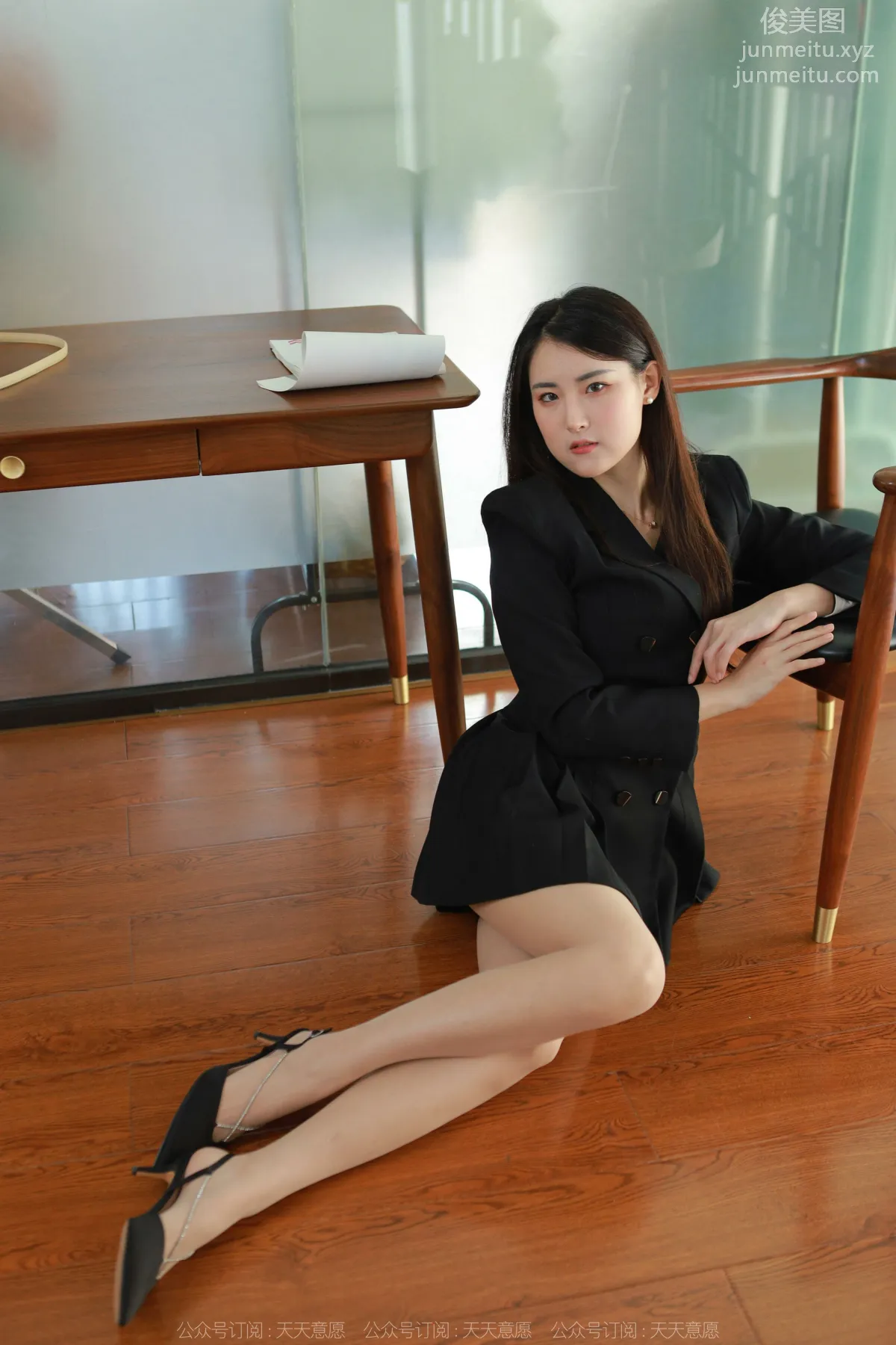 [IESS] 2022.04.20 Silk Enjoyer 1065: Xiao Bao, Black Pleated Skirt photo 48