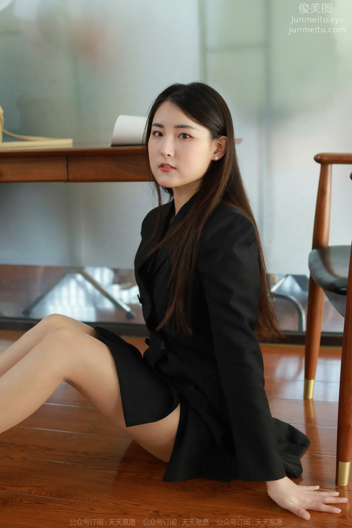 [IESS] 2022.04.20 Silk Enjoyer 1065: Xiao Bao, Black Pleated Skirt photo 53