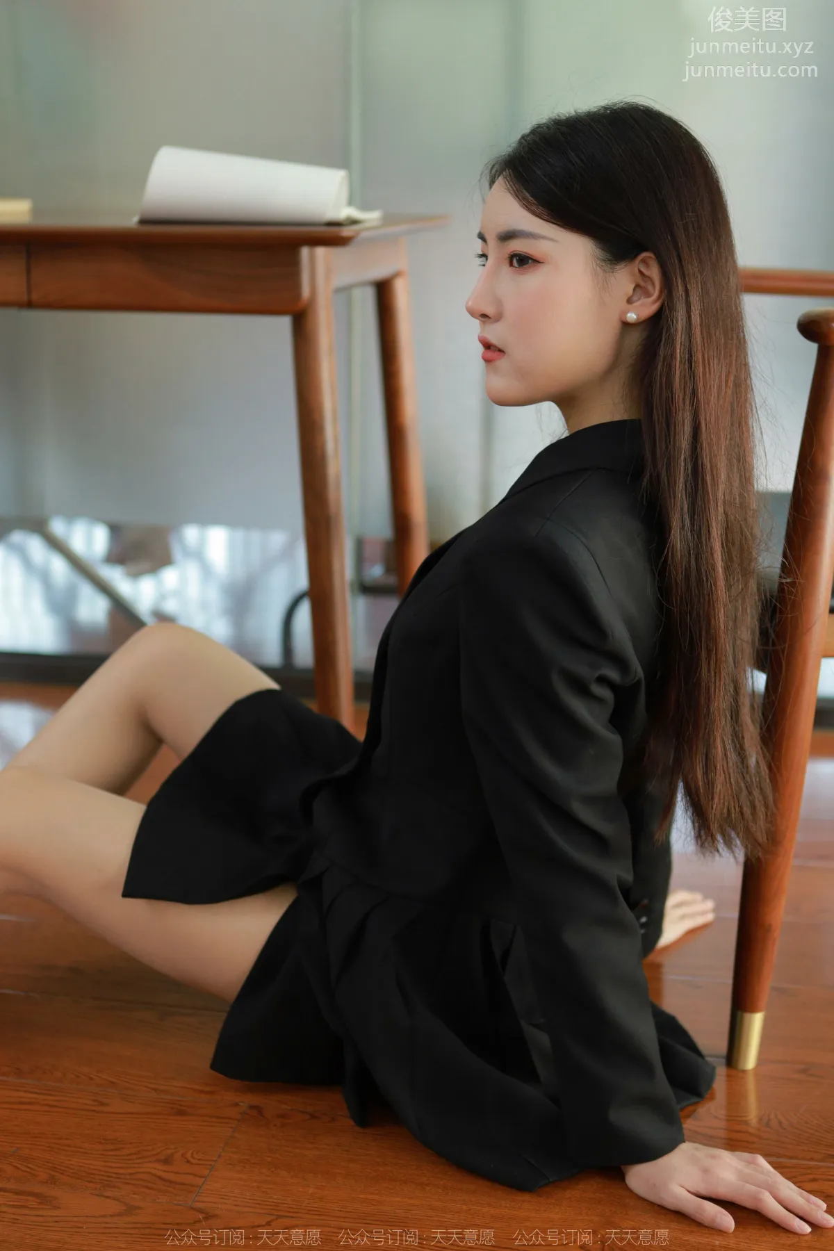 [IESS] 2022.04.20 Silk Enjoyer 1065: Xiao Bao, Black Pleated Skirt photo 56