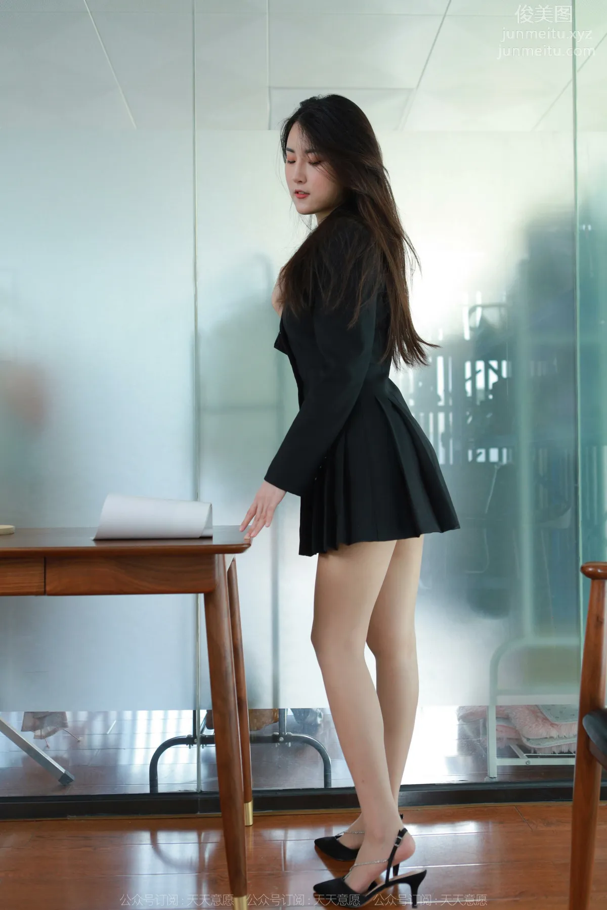 [IESS] 2022.04.20 Silk Enjoyer 1065: Xiao Bao, Black Pleated Skirt photo 63