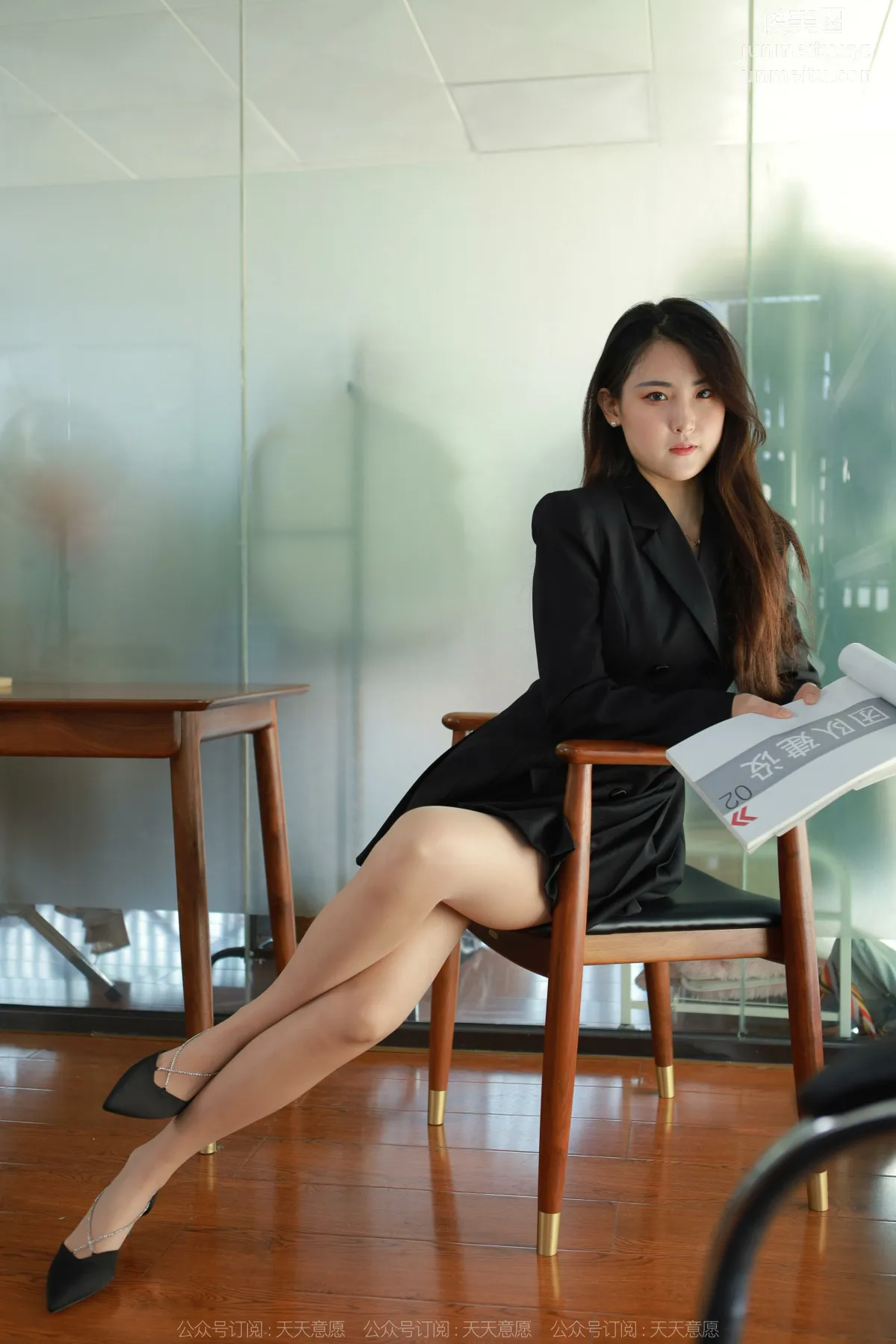 [IESS] 2022.04.20 Silk Enjoyer 1065: Xiao Bao, Black Pleated Skirt photo 72