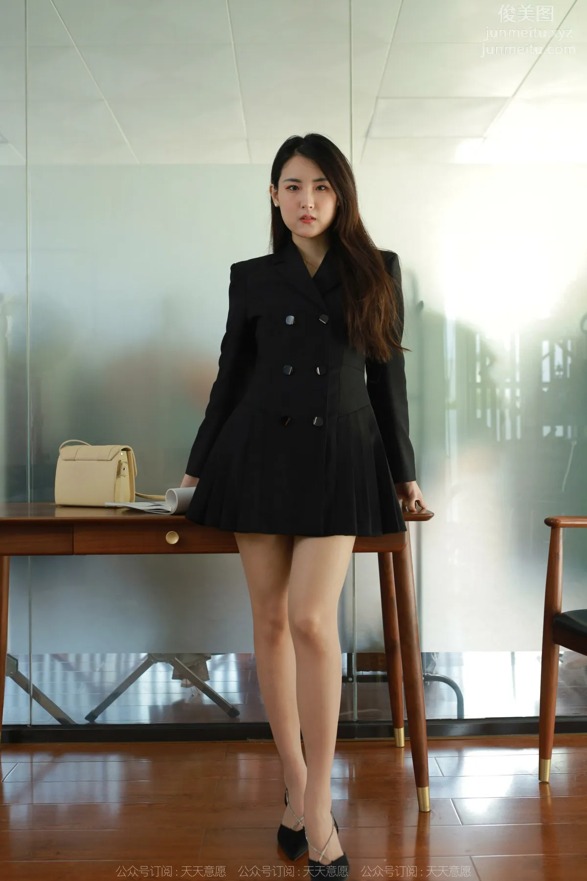 [IESS] 2022.04.20 Silk Enjoyer 1065: Xiao Bao, Black Pleated Skirt photo 74