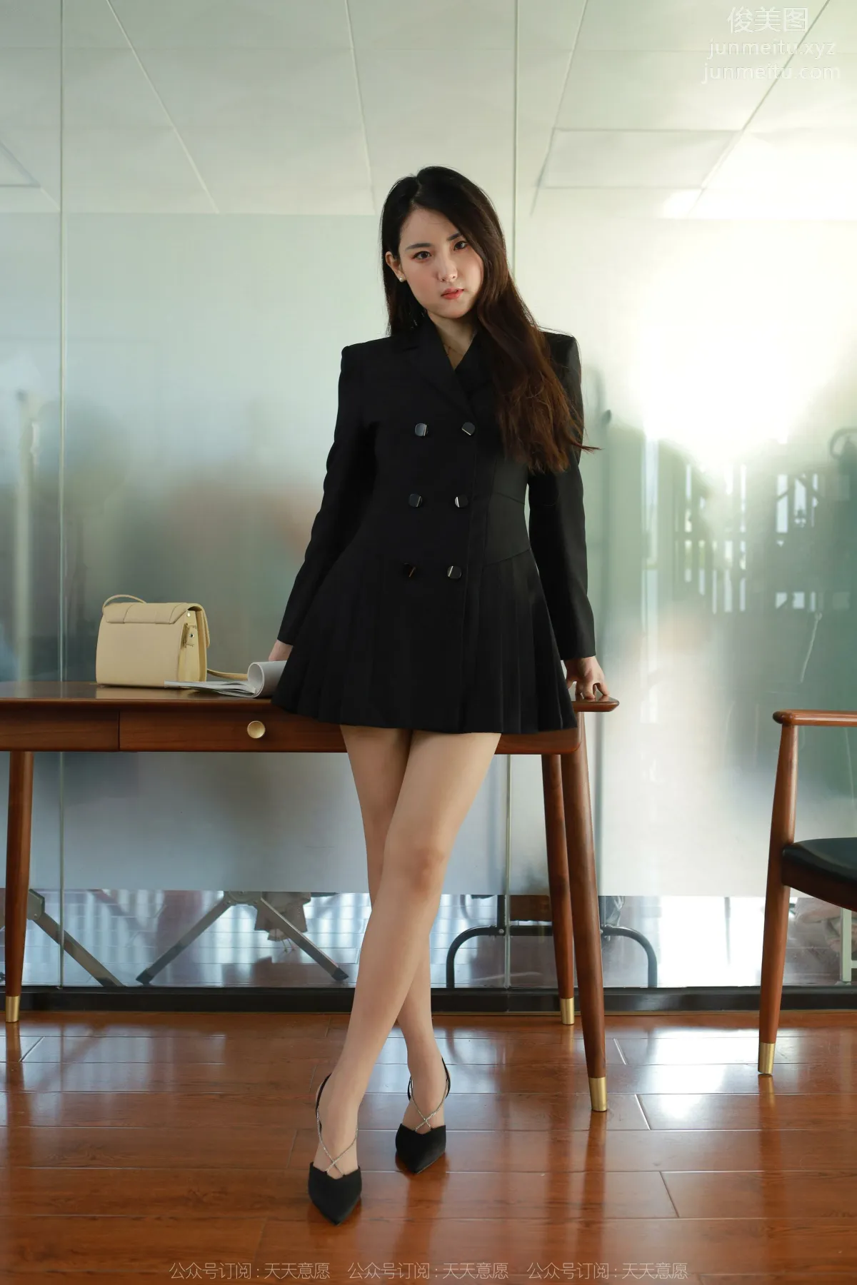 [IESS] 2022.04.20 Silk Enjoyer 1065: Xiao Bao, Black Pleated Skirt photo 75