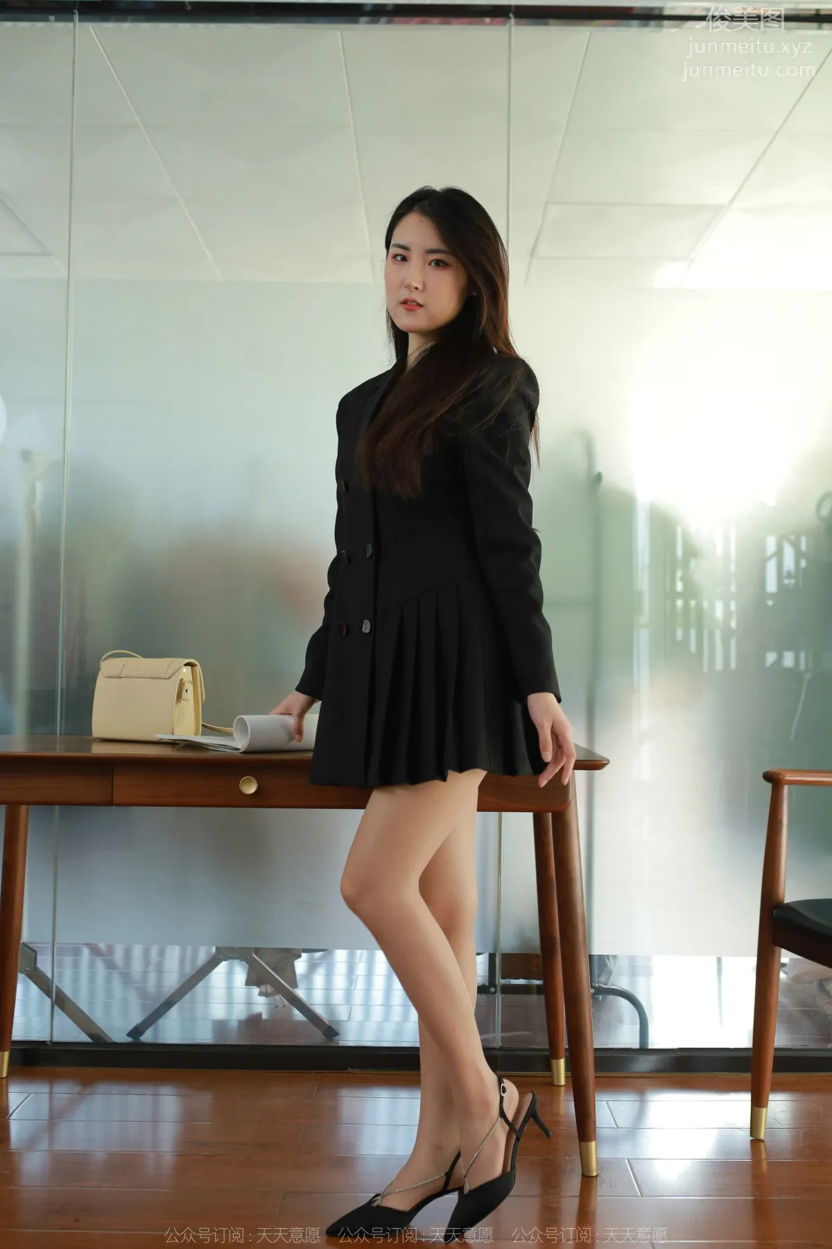 [IESS] 2022.04.20 Silk Enjoyer 1065: Xiao Bao, Black Pleated Skirt photo 77