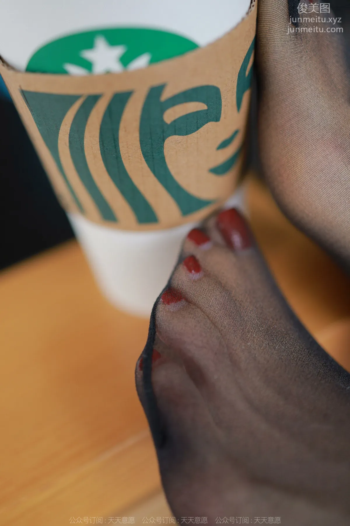 [IESS] 2022.04.23 Silk Enjoyer 1068: Mei Zi, Black Stockings and Iced Americano photo 26