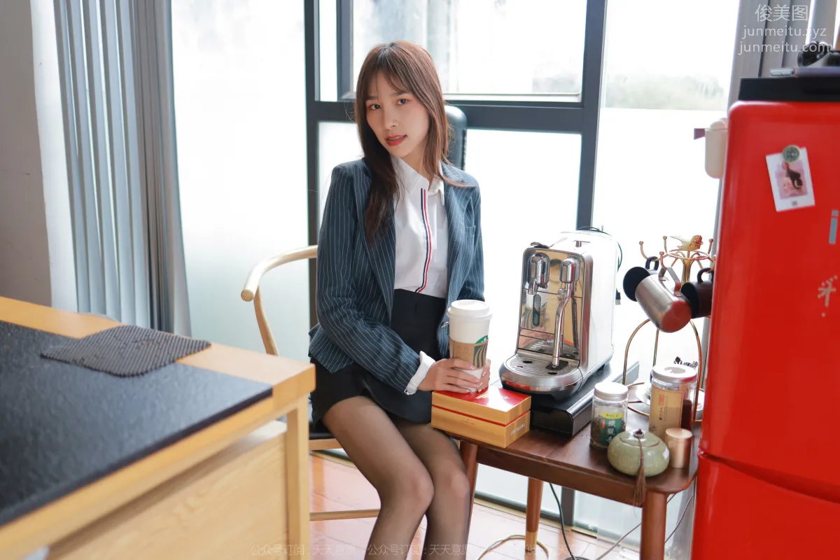 [IESS] 2022.04.23 Silk Enjoyer 1068: Mei Zi, Black Stockings and Iced Americano photo 43