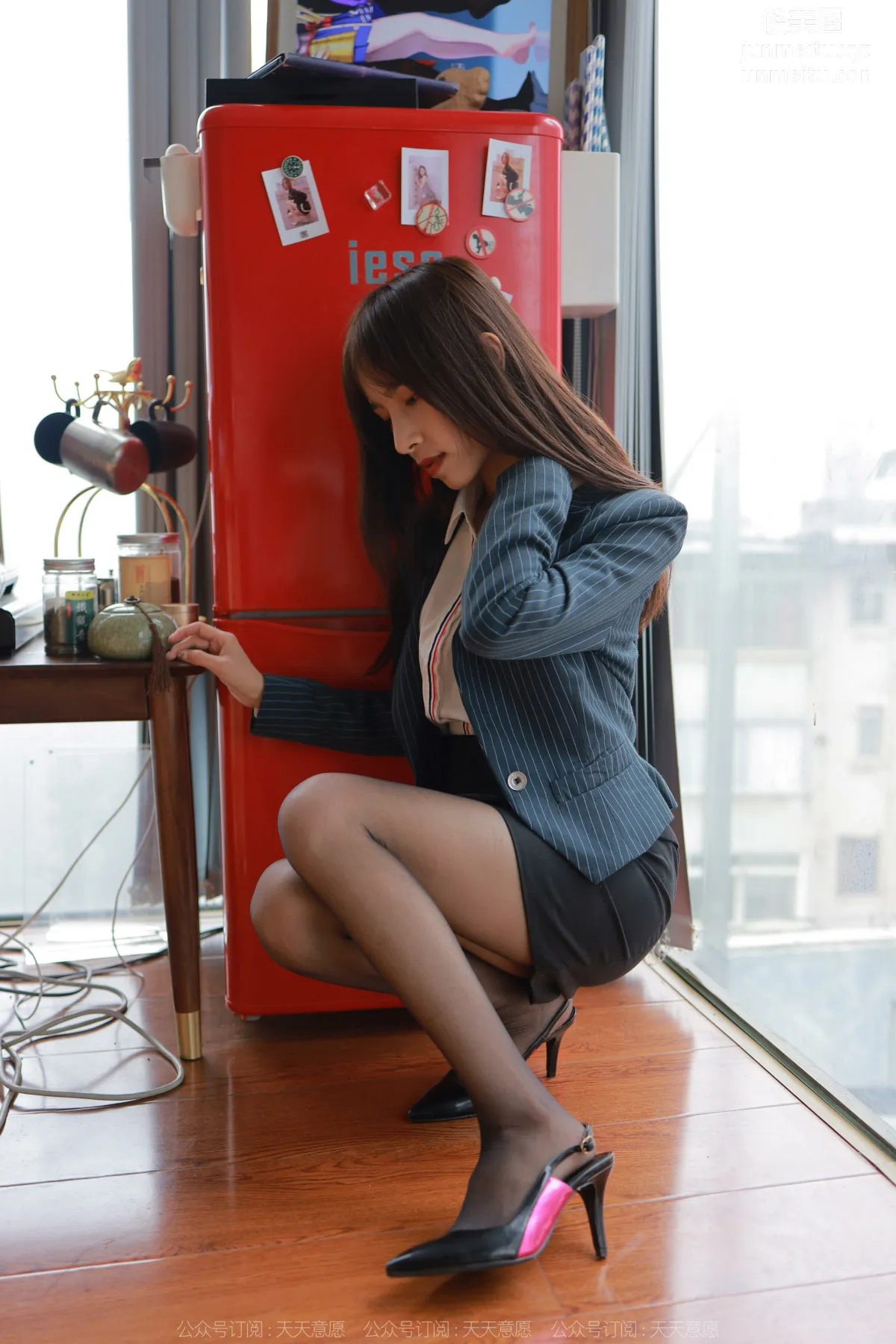 [IESS] 2022.04.23 Silk Enjoyer 1068: Mei Zi, Black Stockings and Iced Americano photo 62