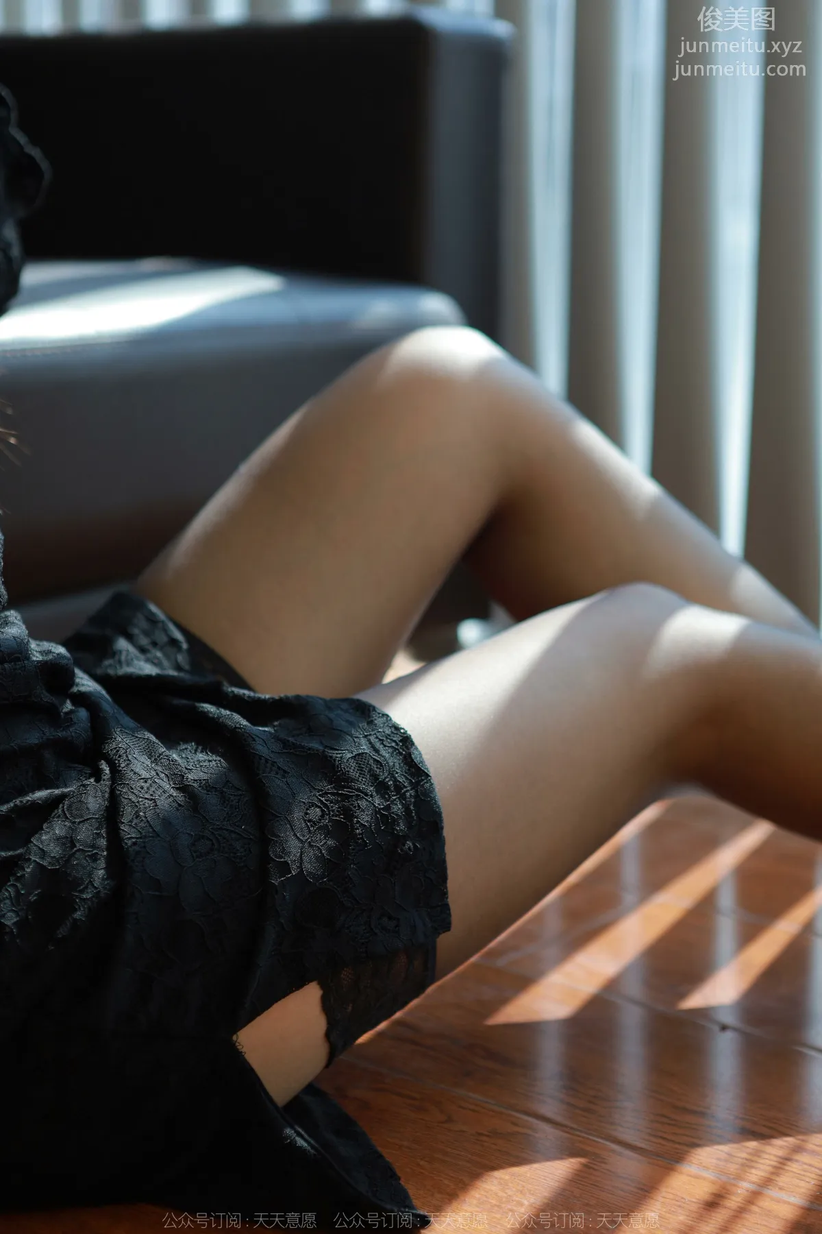 [IESS] 2022.04.28 Silk Enjoyer 1073: Xiao Bao, Half-Calf Black Stockings photo 53