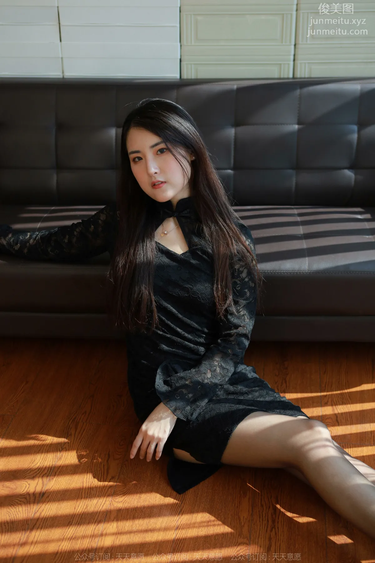 [IESS] 2022.04.28 Silk Enjoyer 1073: Xiao Bao, Half-Calf Black Stockings photo 57