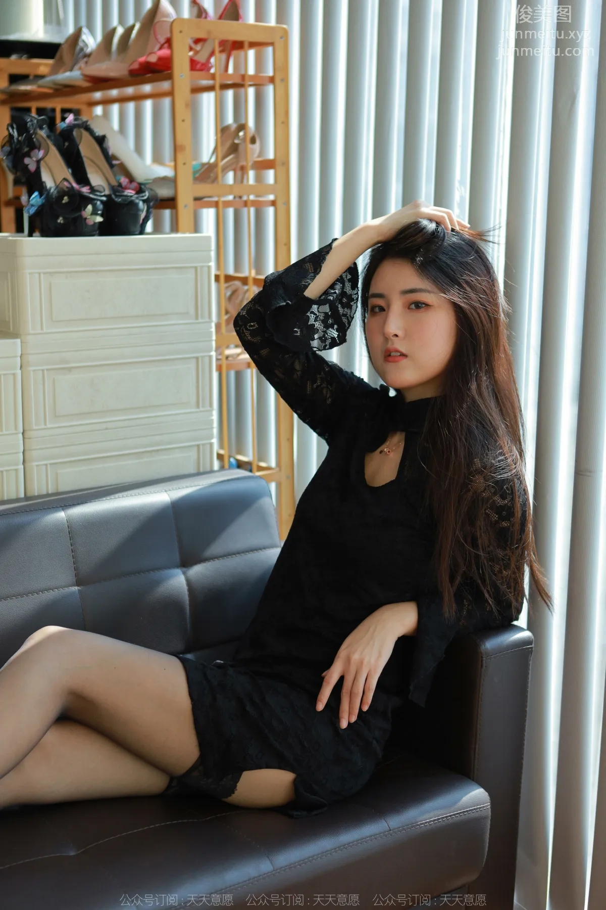 [IESS] 2022.04.28 Silk Enjoyer 1073: Xiao Bao, Half-Calf Black Stockings photo 66