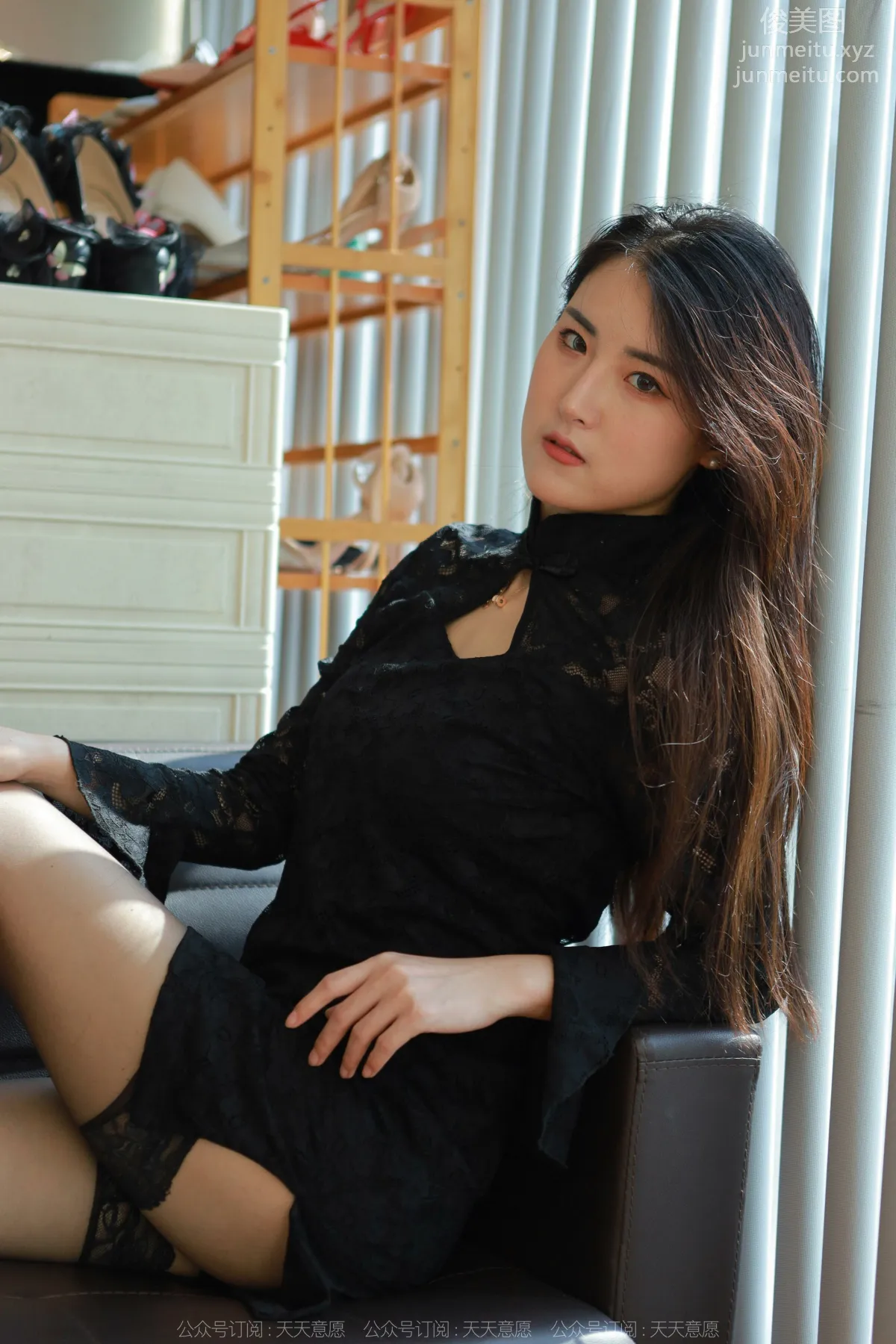 [IESS] 2022.04.28 Silk Enjoyer 1073: Xiao Bao, Half-Calf Black Stockings photo 69