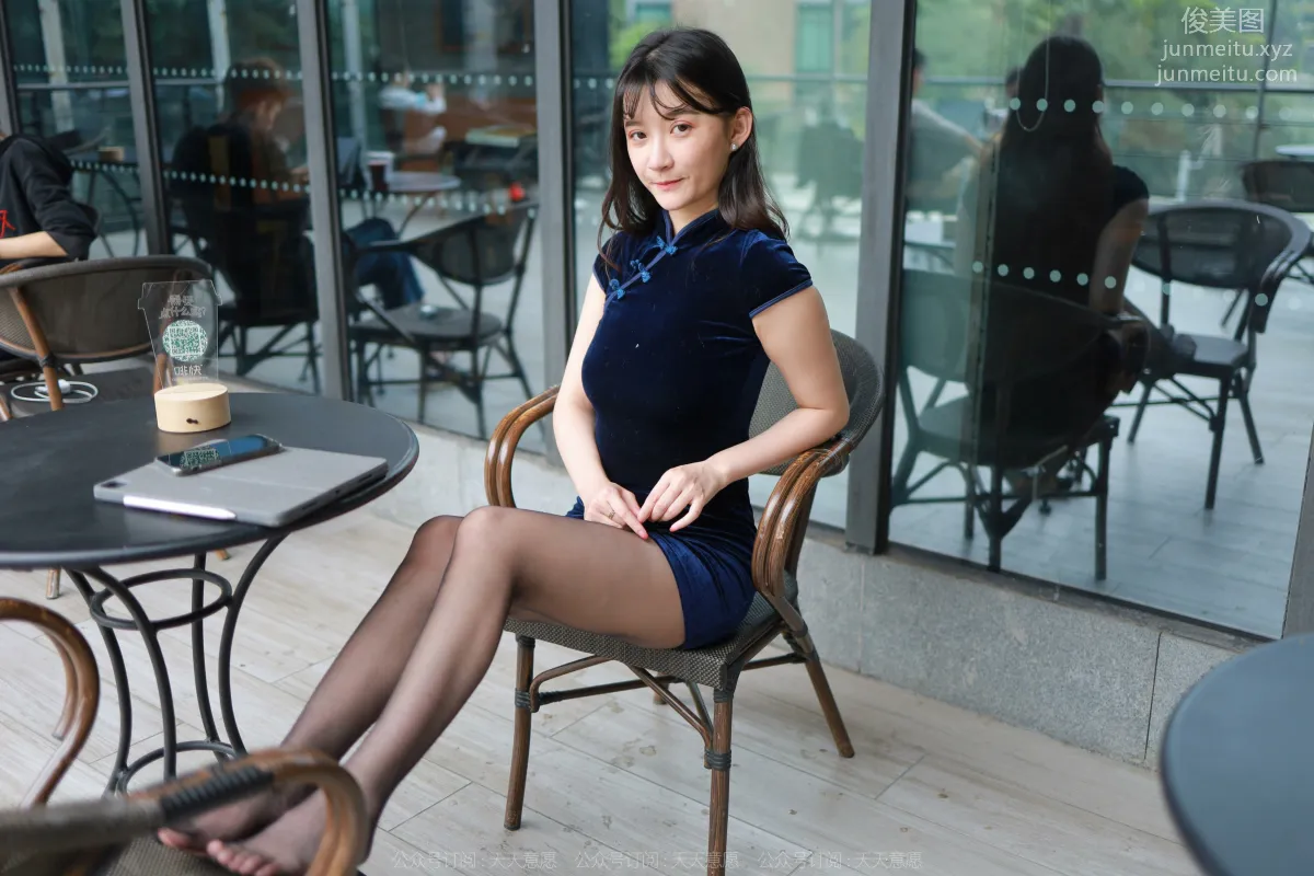 [IESS] 2022.05.04 Silk Enjoyer 1078: IESS Qiuqiu, High-Cut Qipao and Black Stockings photo 80