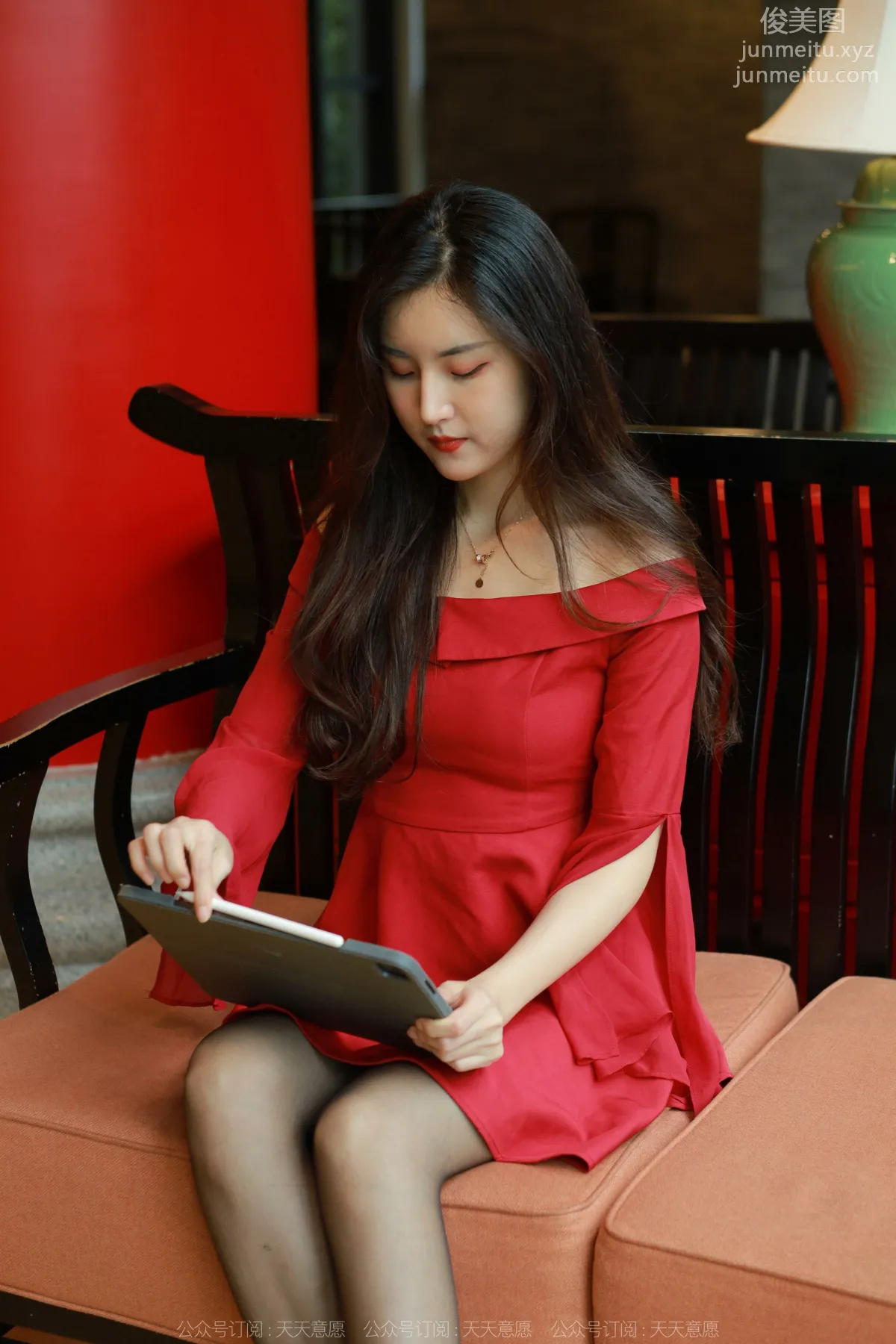 [IESS] 2022.05.08 Silk Enjoyer 1082: Xiao Bao, Red Dress Goddess photo 5