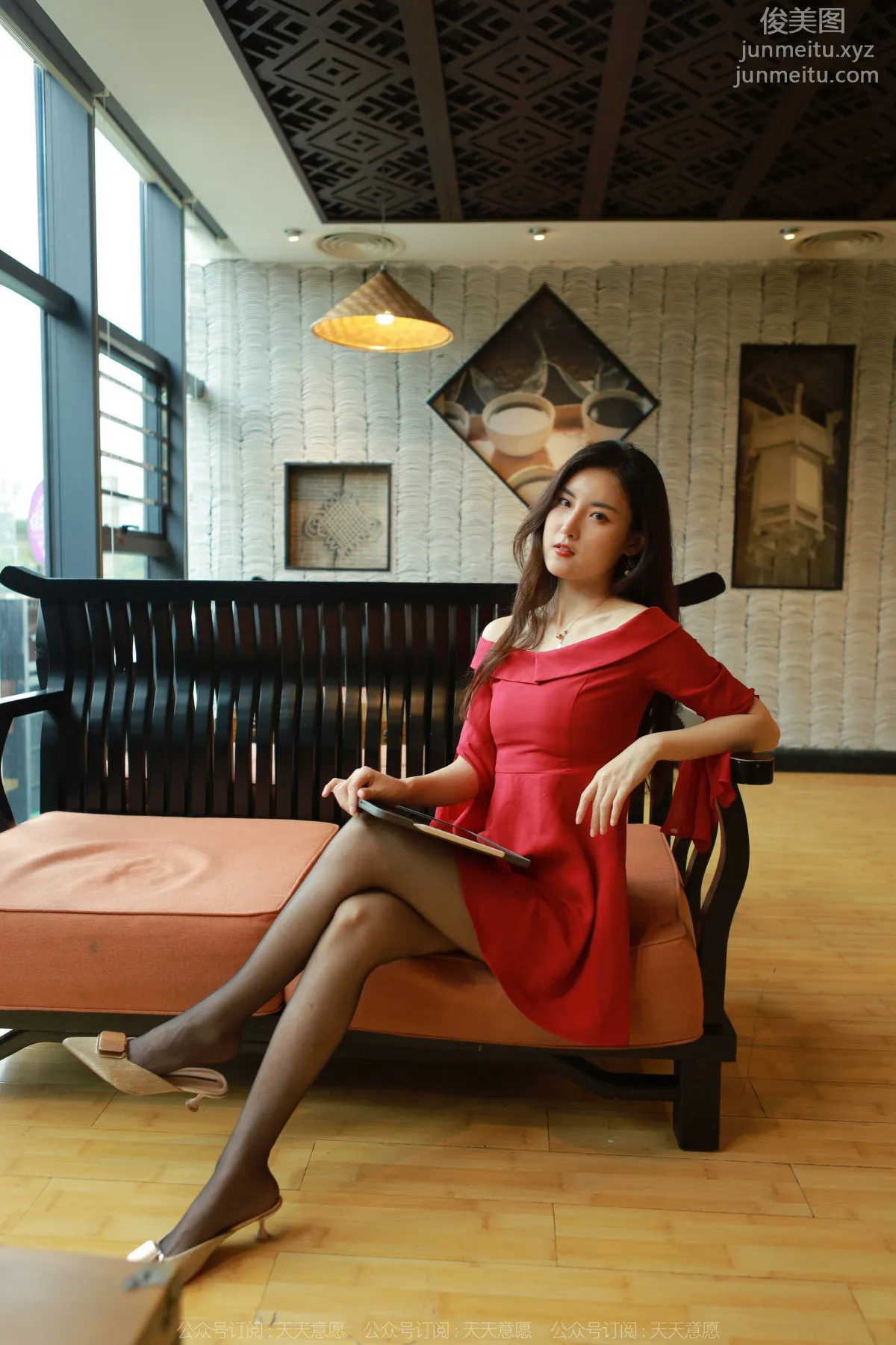 [IESS] 2022.05.08 Silk Enjoyer 1082: Xiao Bao, Red Dress Goddess photo 38