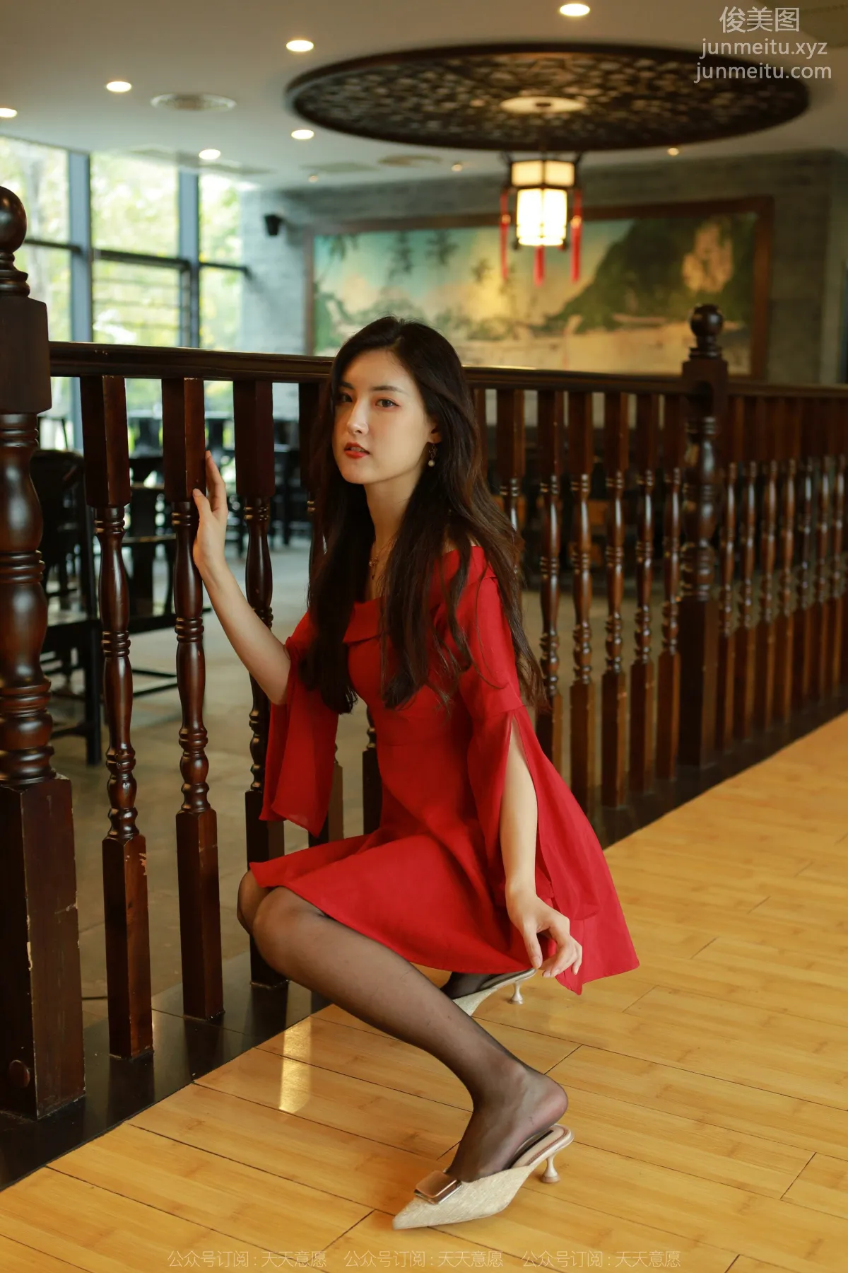 [IESS] 2022.05.08 Silk Enjoyer 1082: Xiao Bao, Red Dress Goddess photo 57