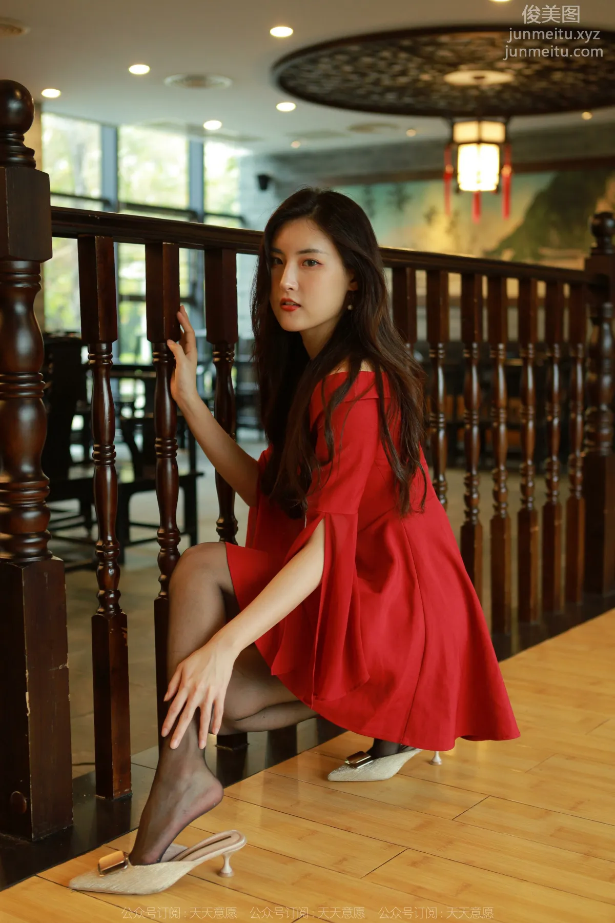 [IESS] 2022.05.08 Silk Enjoyer 1082: Xiao Bao, Red Dress Goddess photo 58