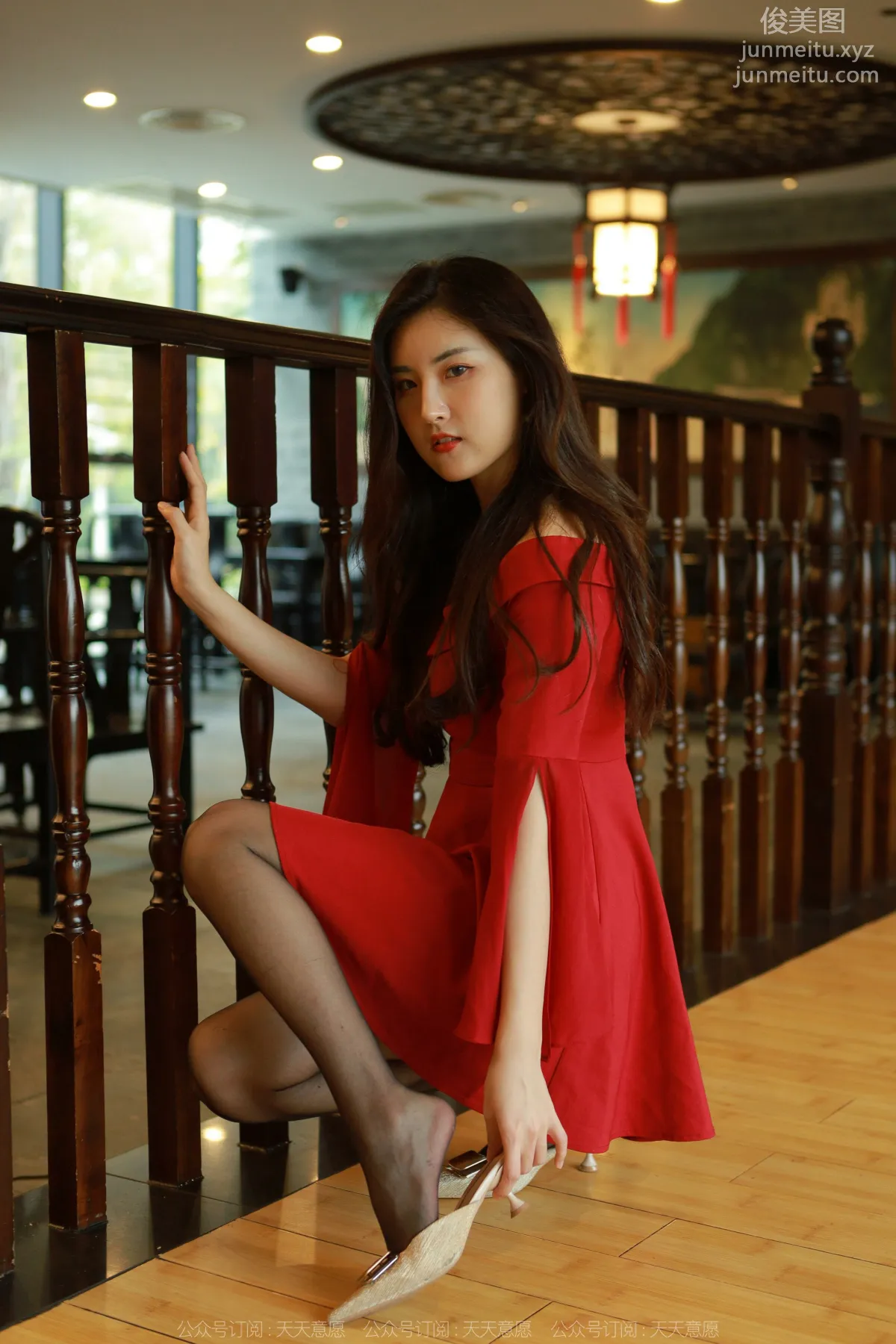 [IESS] 2022.05.08 Silk Enjoyer 1082: Xiao Bao, Red Dress Goddess photo 59