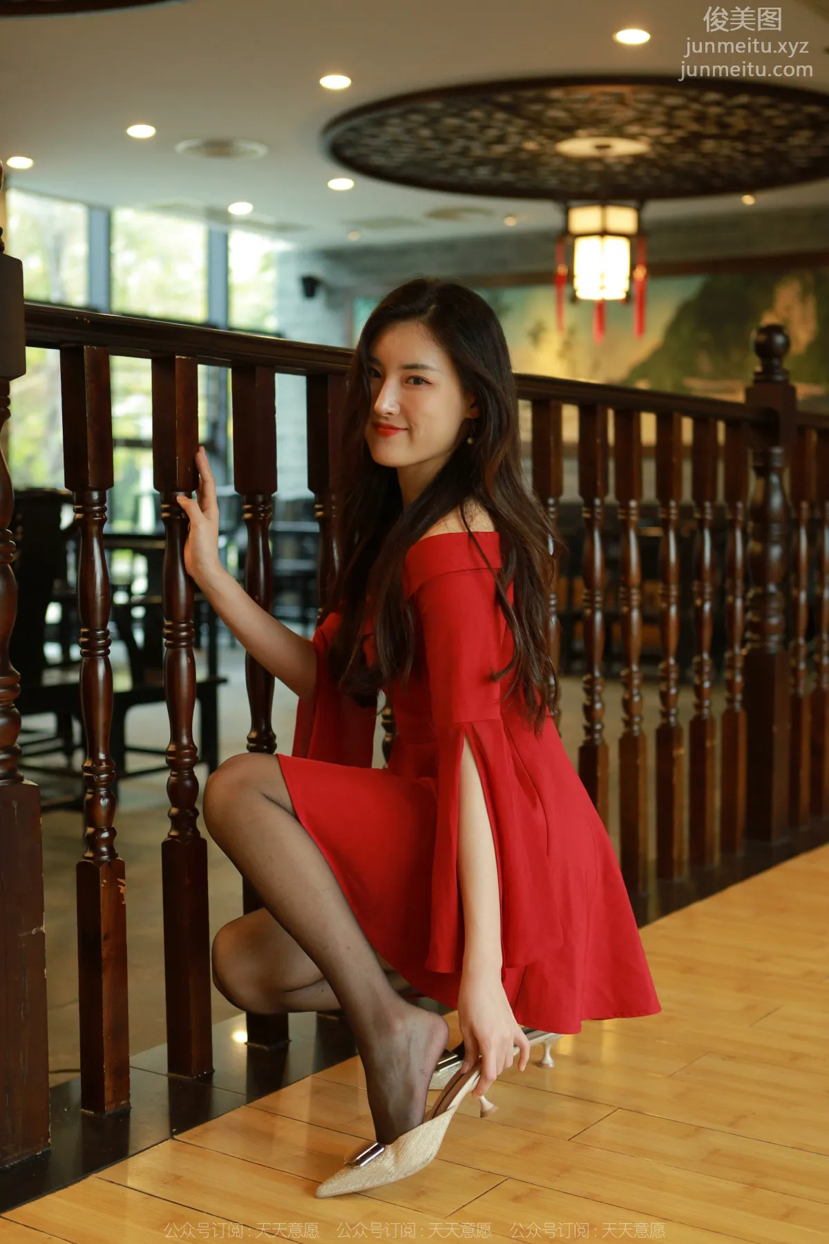 [IESS] 2022.05.08 Silk Enjoyer 1082: Xiao Bao, Red Dress Goddess photo 60