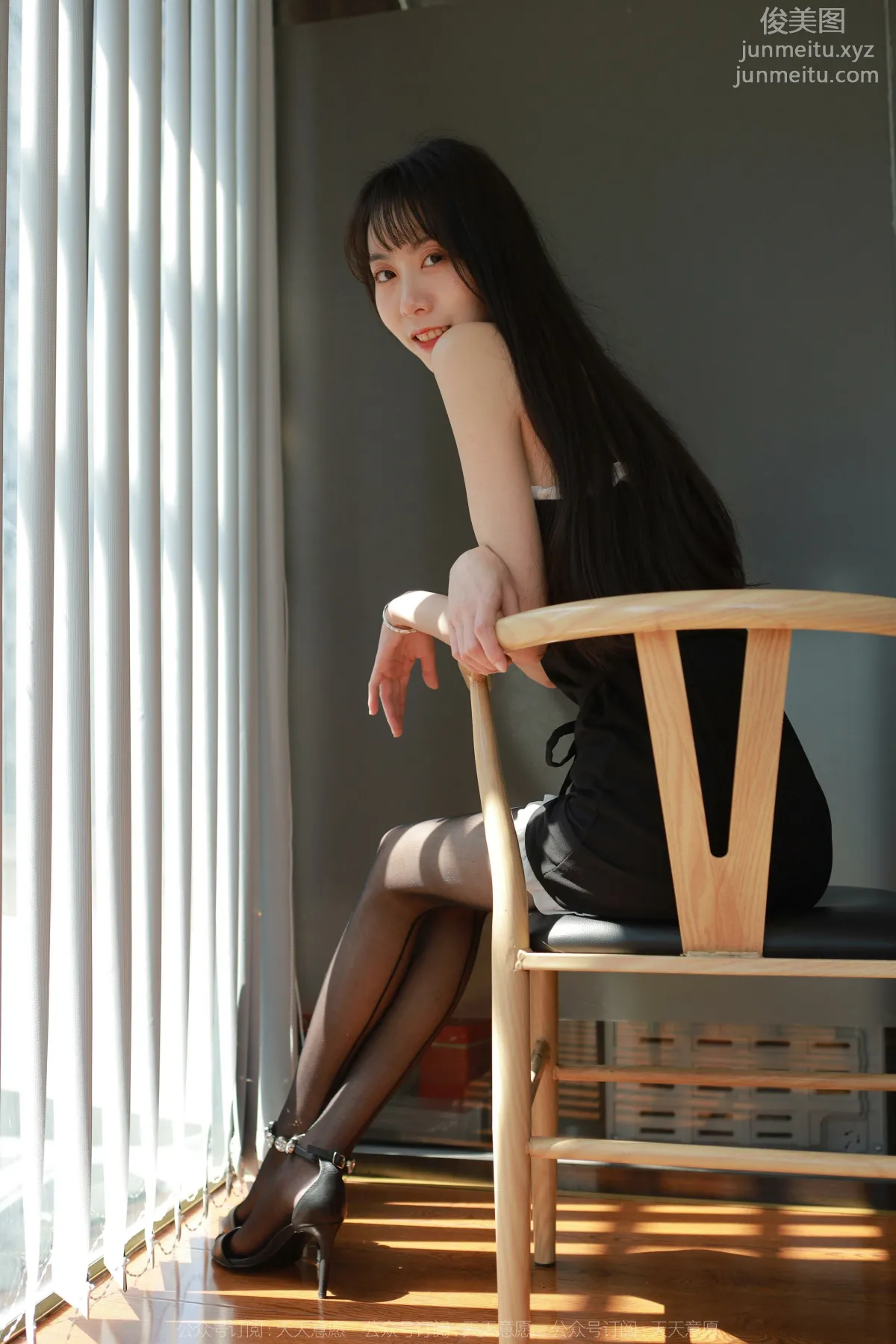 [IESS] 2022.05.10 Silk Enjoyer 1084: Tuan Tuan, Sparkling Black Stockings [89P] photo 47