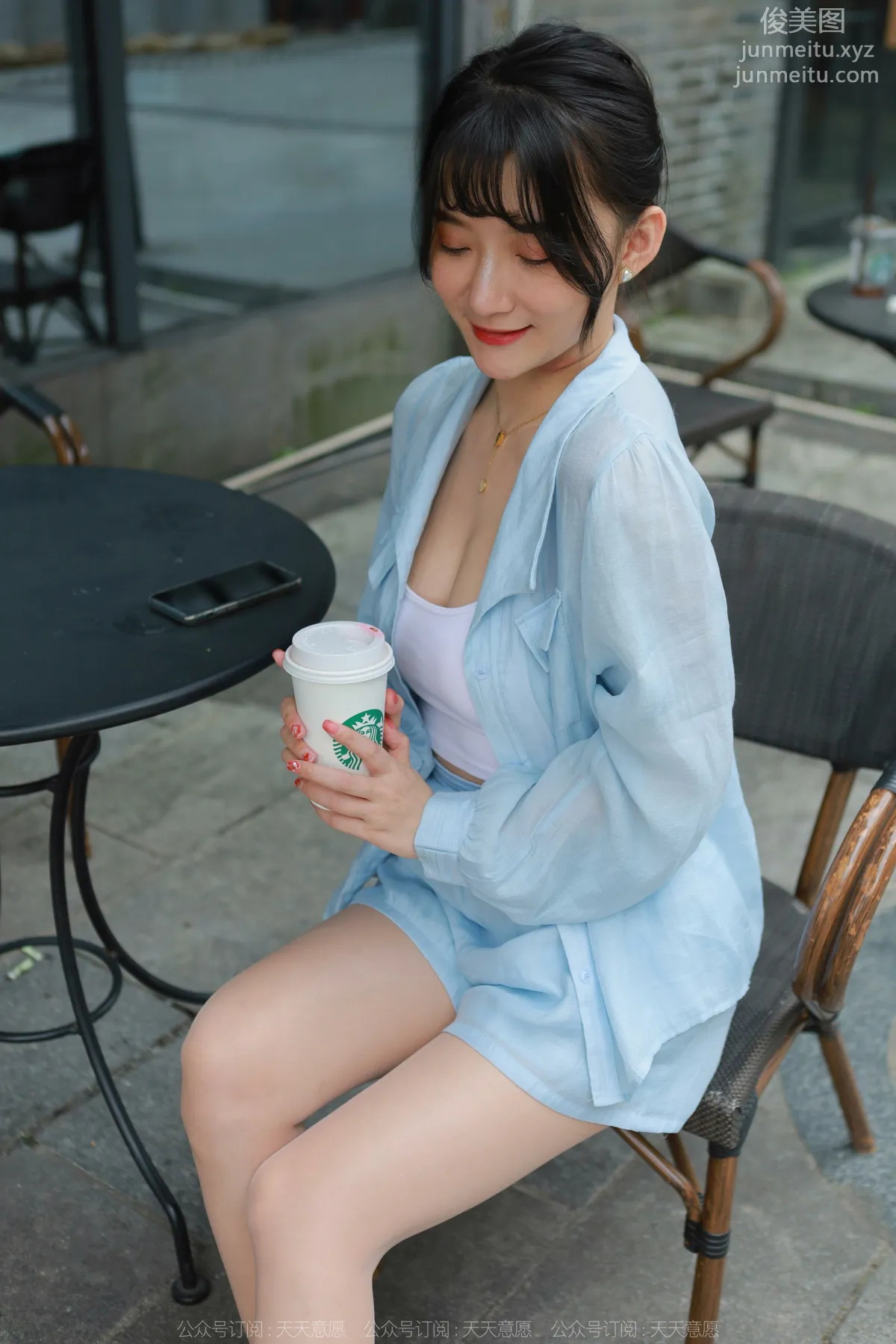 [IESS] 2022.05.11 Silk Enjoyer 1085: IESS Qiuqiu, Blue Cleavage [87P] photo 2
