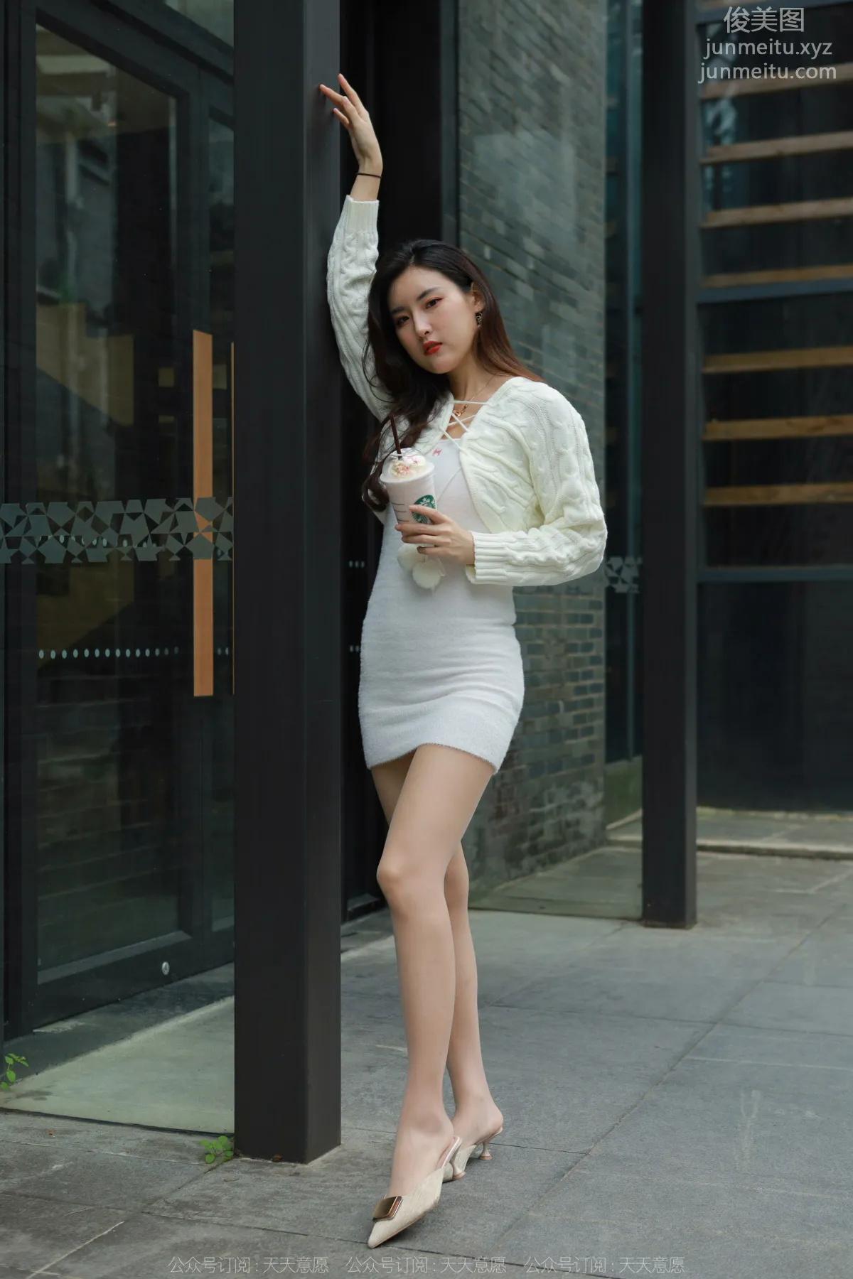 [IESS] 2022.05.21 Silk Enjoyer 1094: Xiao Bao, White Bodycon Dress [87P] photo 17