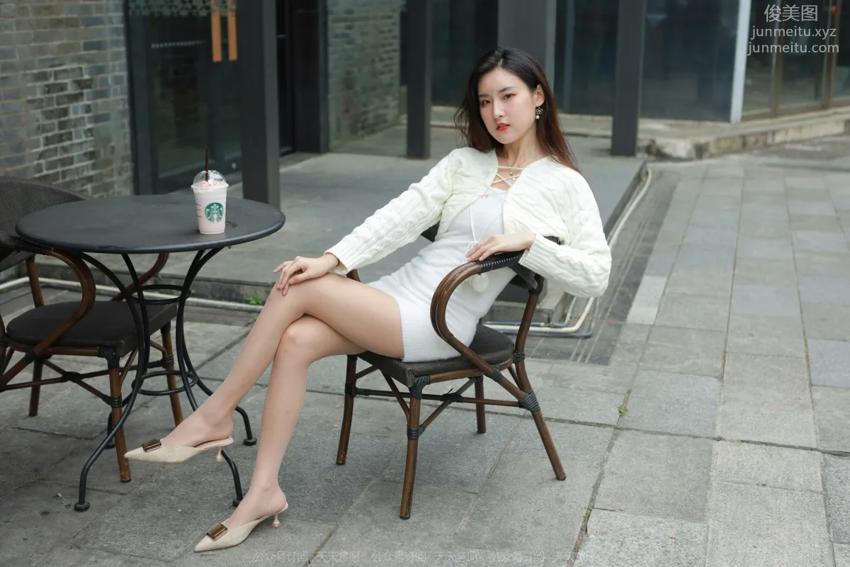 [IESS] 2022.05.21 Silk Enjoyer 1094: Xiao Bao, White Bodycon Dress [87P] photo 48