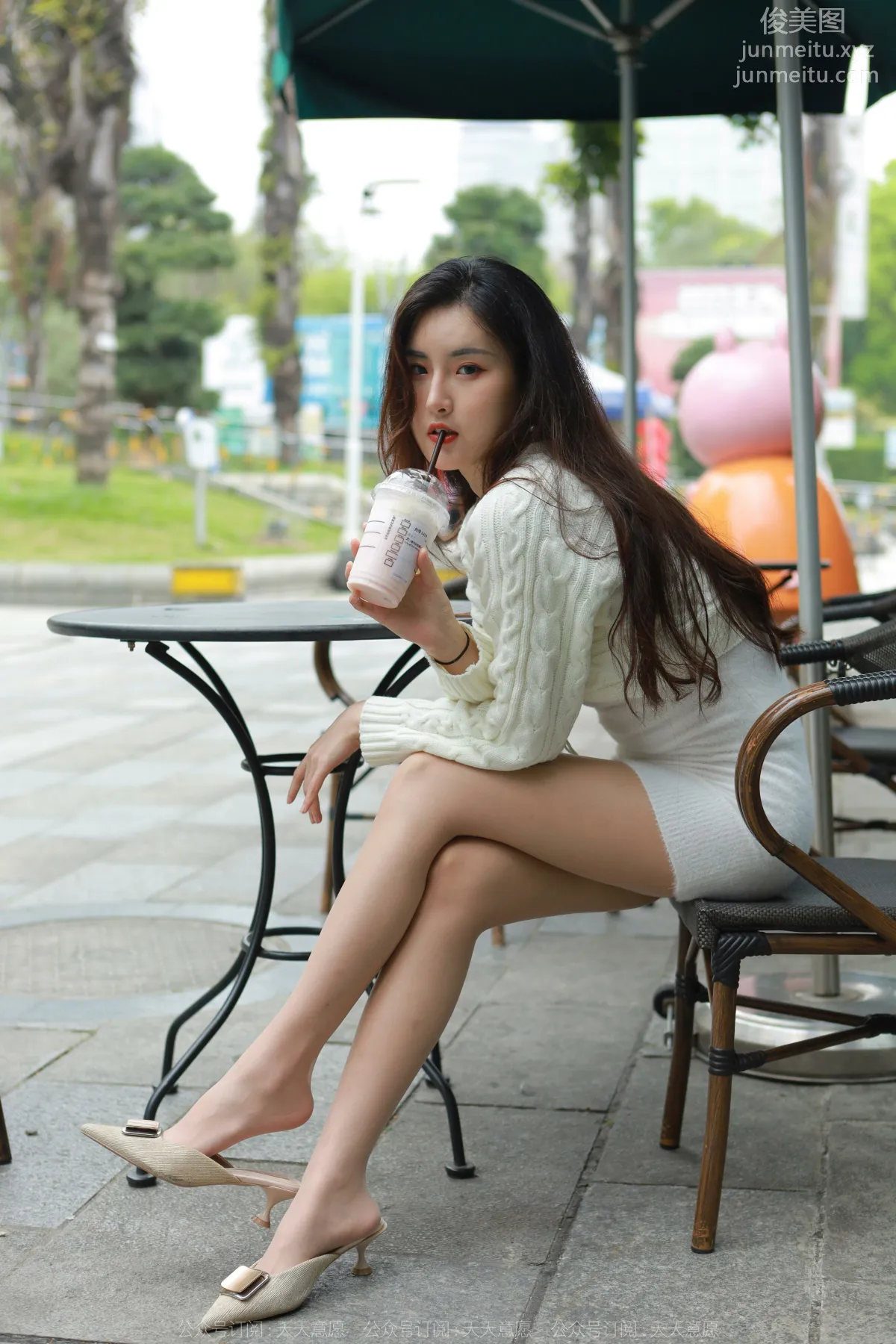[IESS] 2022.05.21 Silk Enjoyer 1094: Xiao Bao, White Bodycon Dress [87P] photo 85