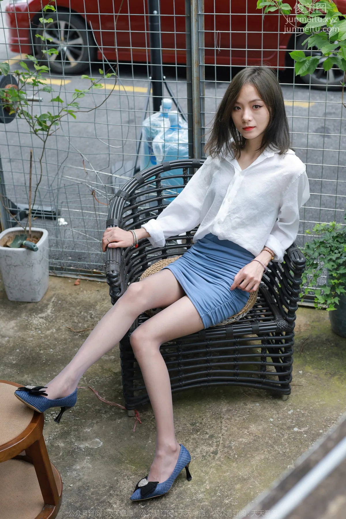 [IESS] 2022.06.09 Silk Enjoyer 1112: Xiao Liu, Blue Shoes and Gray Stockings [85P] photo 10