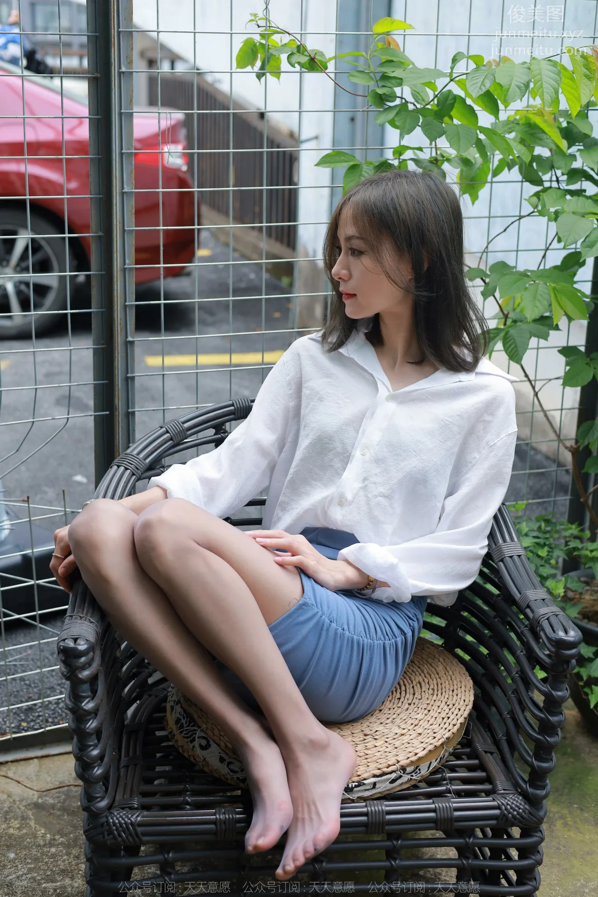 [IESS] 2022.06.09 Silk Enjoyer 1112: Xiao Liu, Blue Shoes and Gray Stockings [85P] photo 39