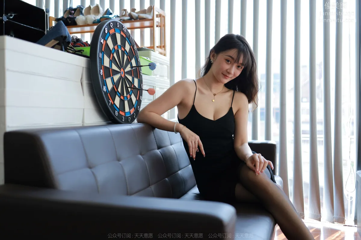 [IESS] 2022.07.02 Silk Enjoyer 1135: IESS Qiuqiu, Black Stockings Cleavage [90P] photo 90