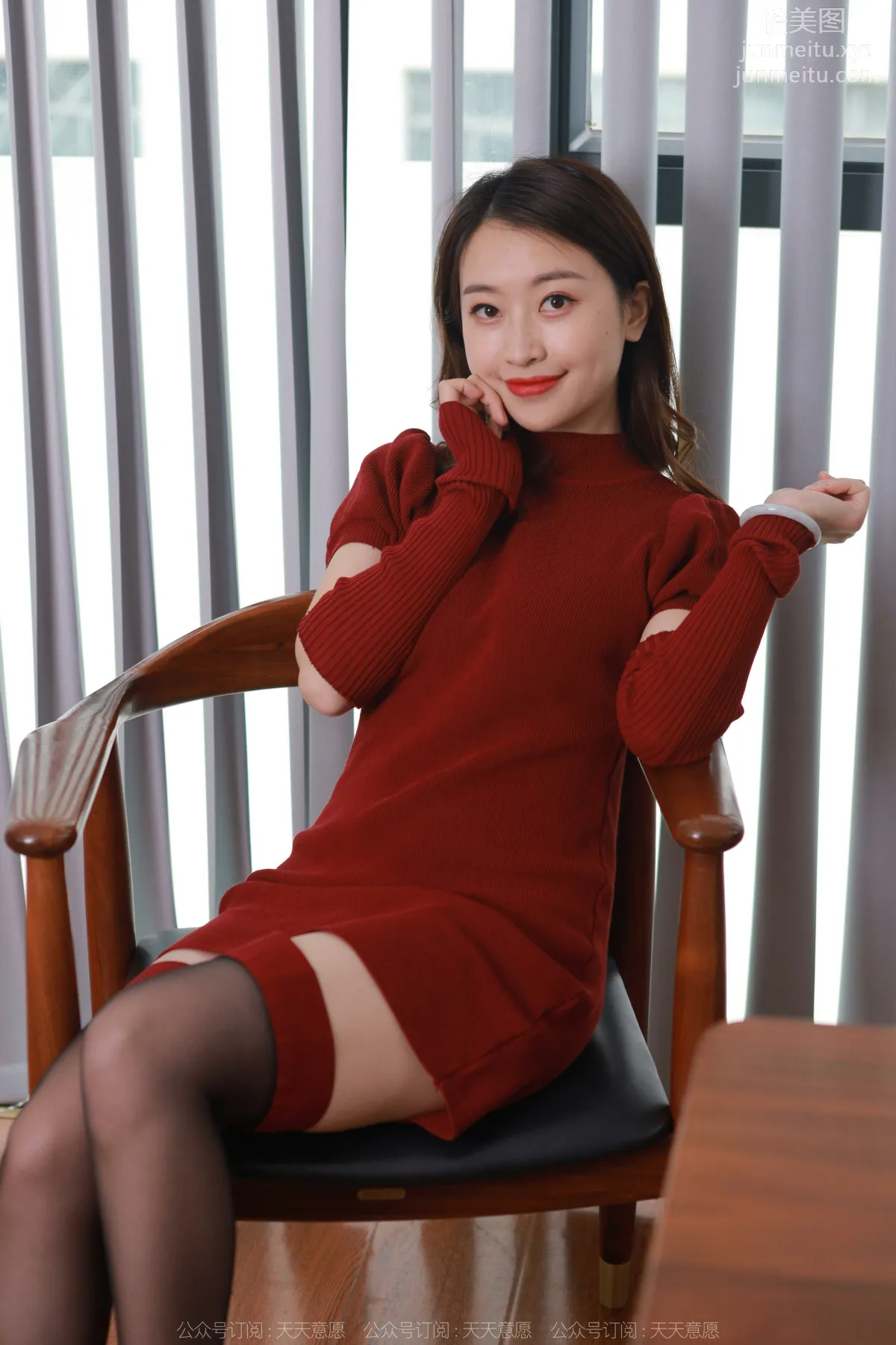 [IESS] 2022.03.22 Silk Enjoyer 1036: Xiao Jie, Half-Length Black Stockings [98P] photo 66