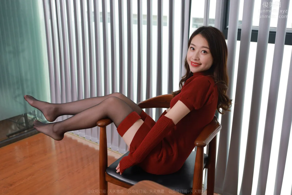 [IESS] 2022.03.22 Silk Enjoyer 1036: Xiao Jie, Half-Length Black Stockings [98P] photo 69