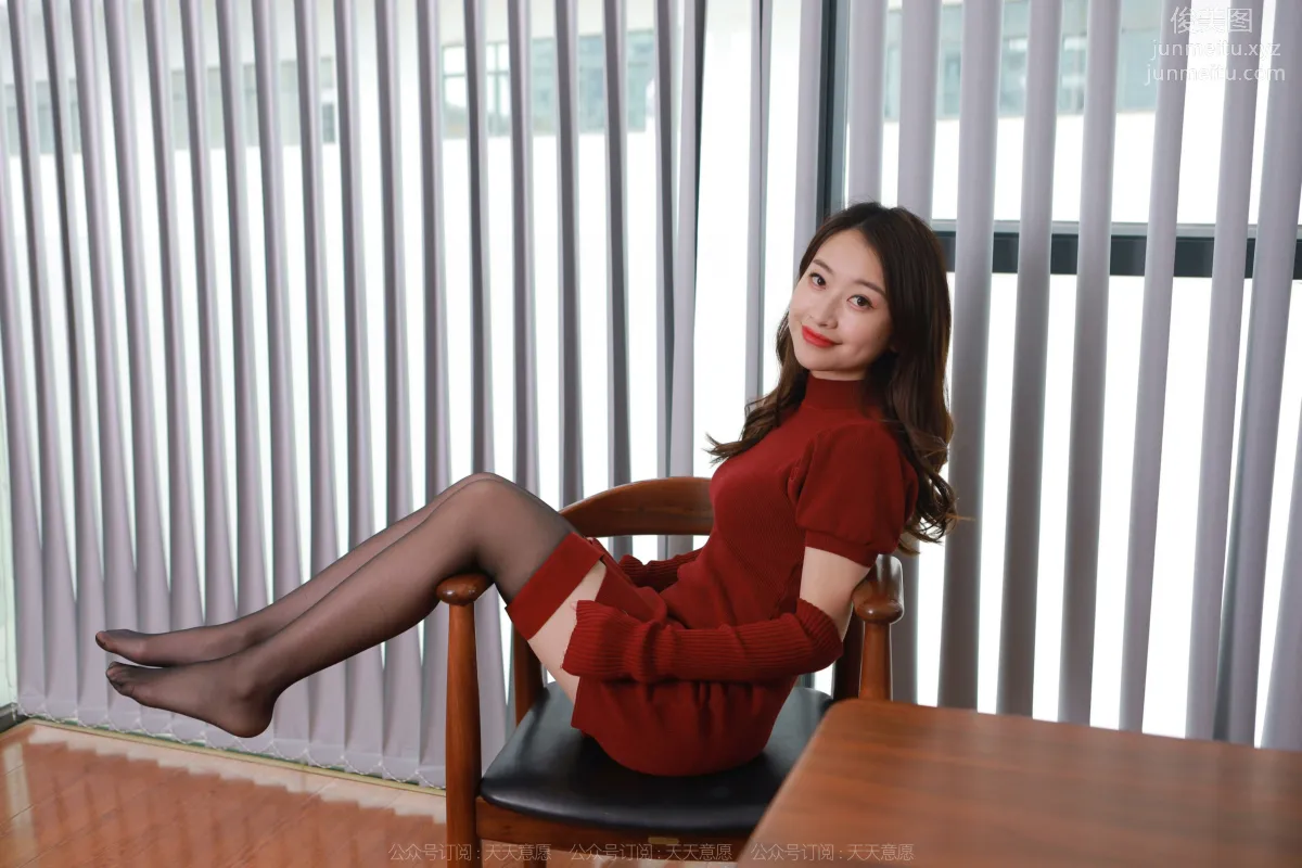 [IESS] 2022.03.22 Silk Enjoyer 1036: Xiao Jie, Half-Length Black Stockings [98P] photo 70