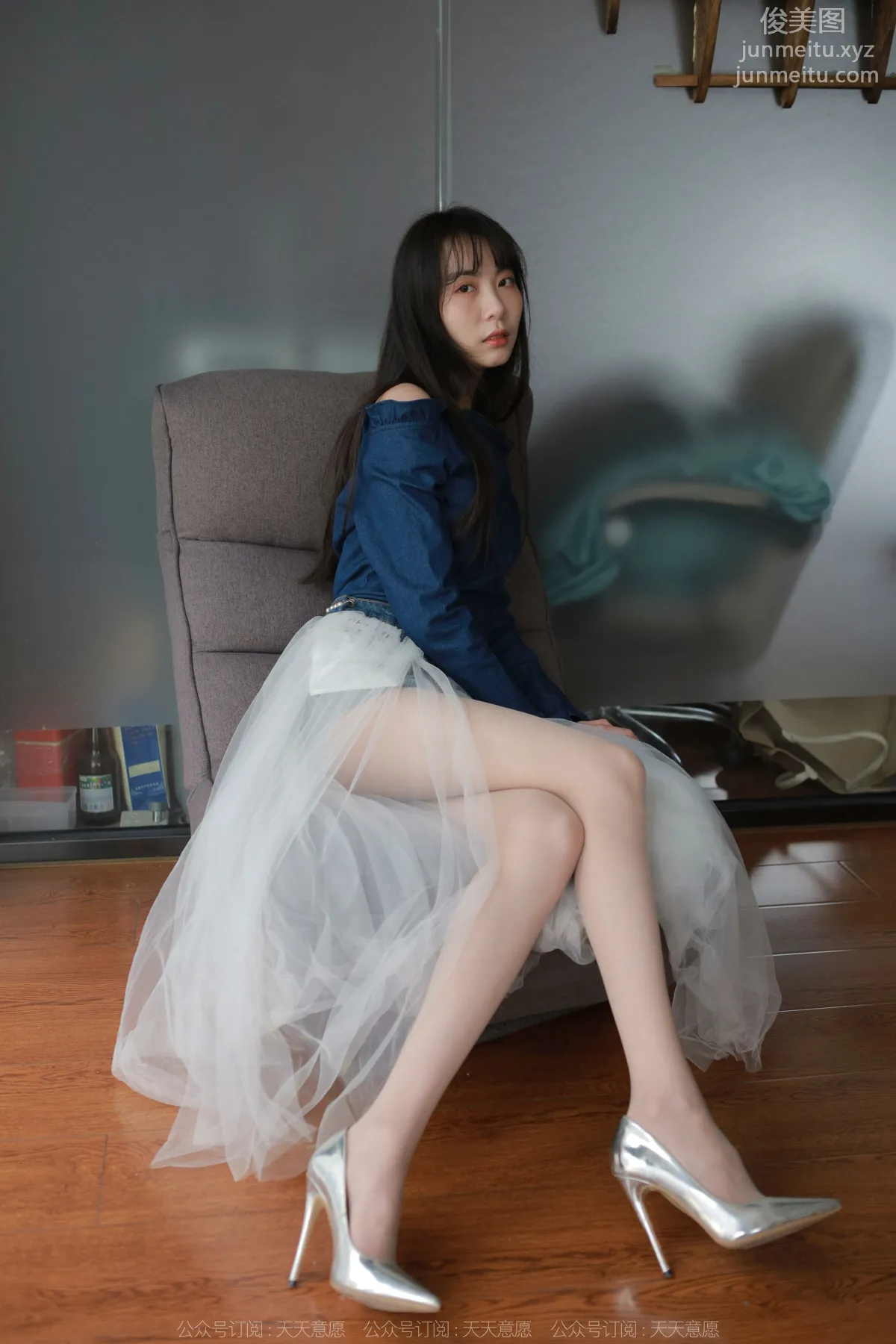 [IESS] 2022.03.31 Silk Enjoyer 1045: Tuan Tuan, Long Legs and White Gauze [95P] photo 4
