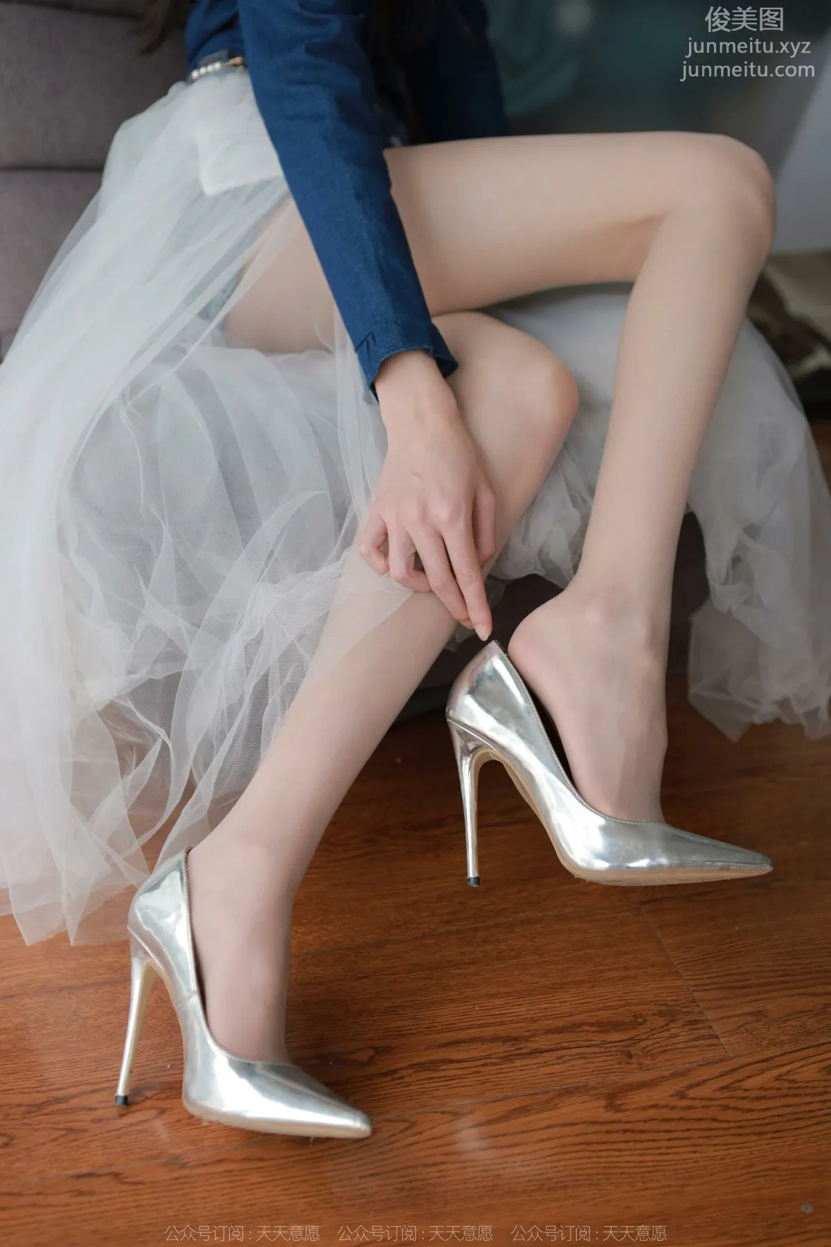 [IESS] 2022.03.31 Silk Enjoyer 1045: Tuan Tuan, Long Legs and White Gauze [95P] photo 6