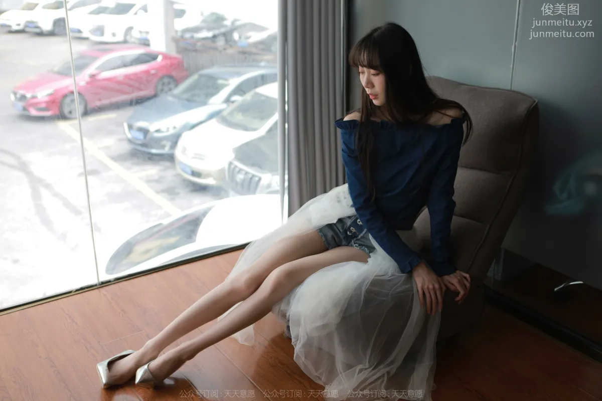 [IESS] 2022.03.31 Silk Enjoyer 1045: Tuan Tuan, Long Legs and White Gauze [95P] photo 9