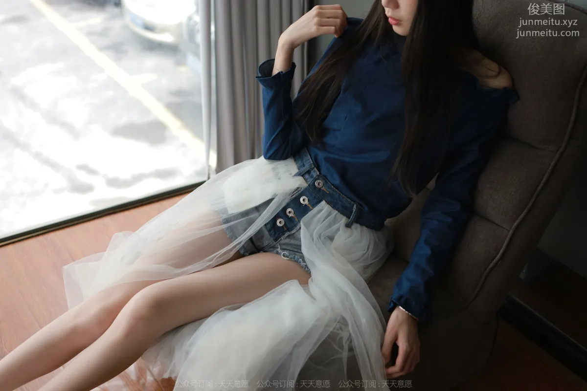 [IESS] 2022.03.31 Silk Enjoyer 1045: Tuan Tuan, Long Legs and White Gauze [95P] photo 14