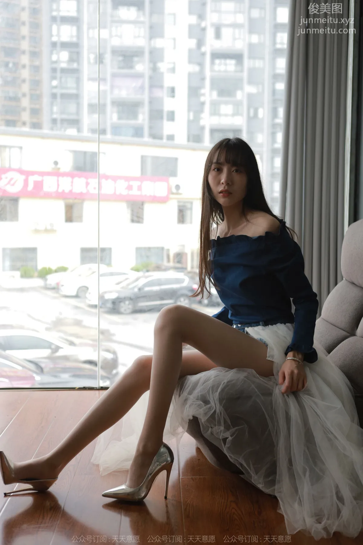 [IESS] 2022.03.31 Silk Enjoyer 1045: Tuan Tuan, Long Legs and White Gauze [95P] photo 16