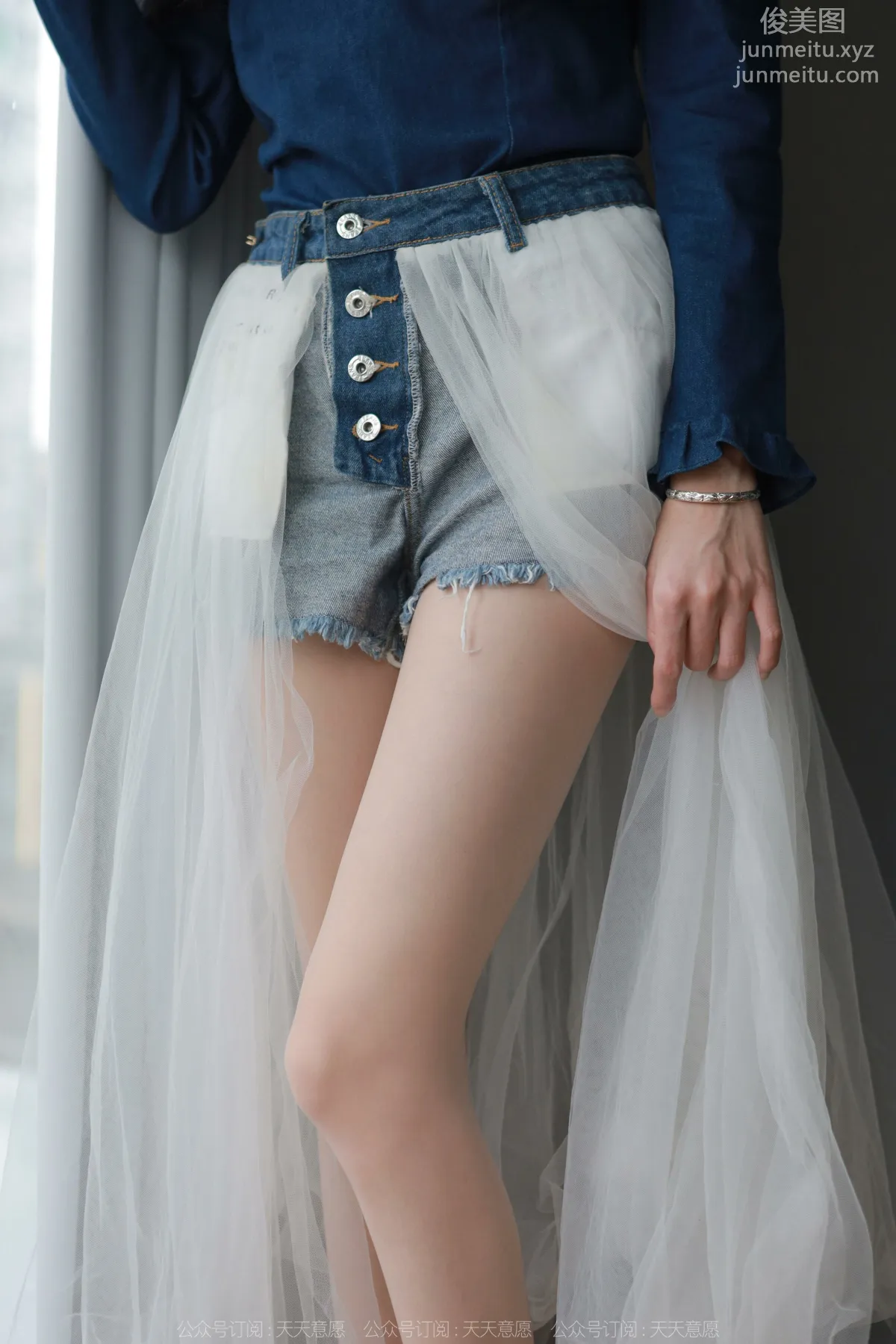 [IESS] 2022.03.31 Silk Enjoyer 1045: Tuan Tuan, Long Legs and White Gauze [95P] photo 29