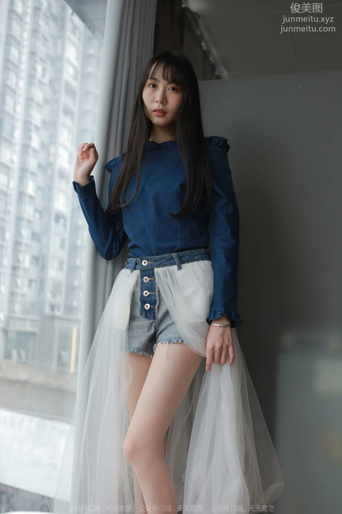 [IESS] 2022.03.31 Silk Enjoyer 1045: Tuan Tuan, Long Legs and White Gauze [95P] photo 30