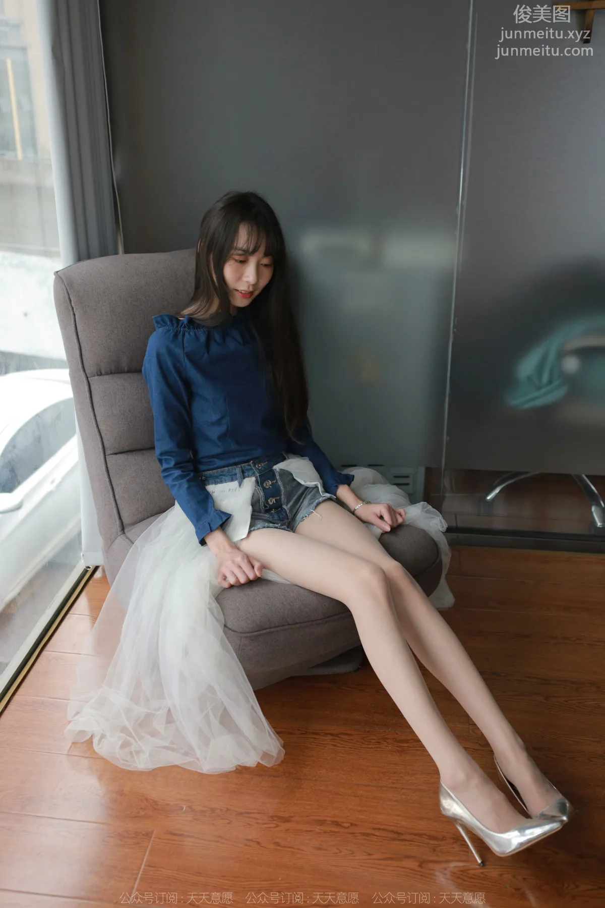 [IESS] 2022.03.31 Silk Enjoyer 1045: Tuan Tuan, Long Legs and White Gauze [95P] photo 53