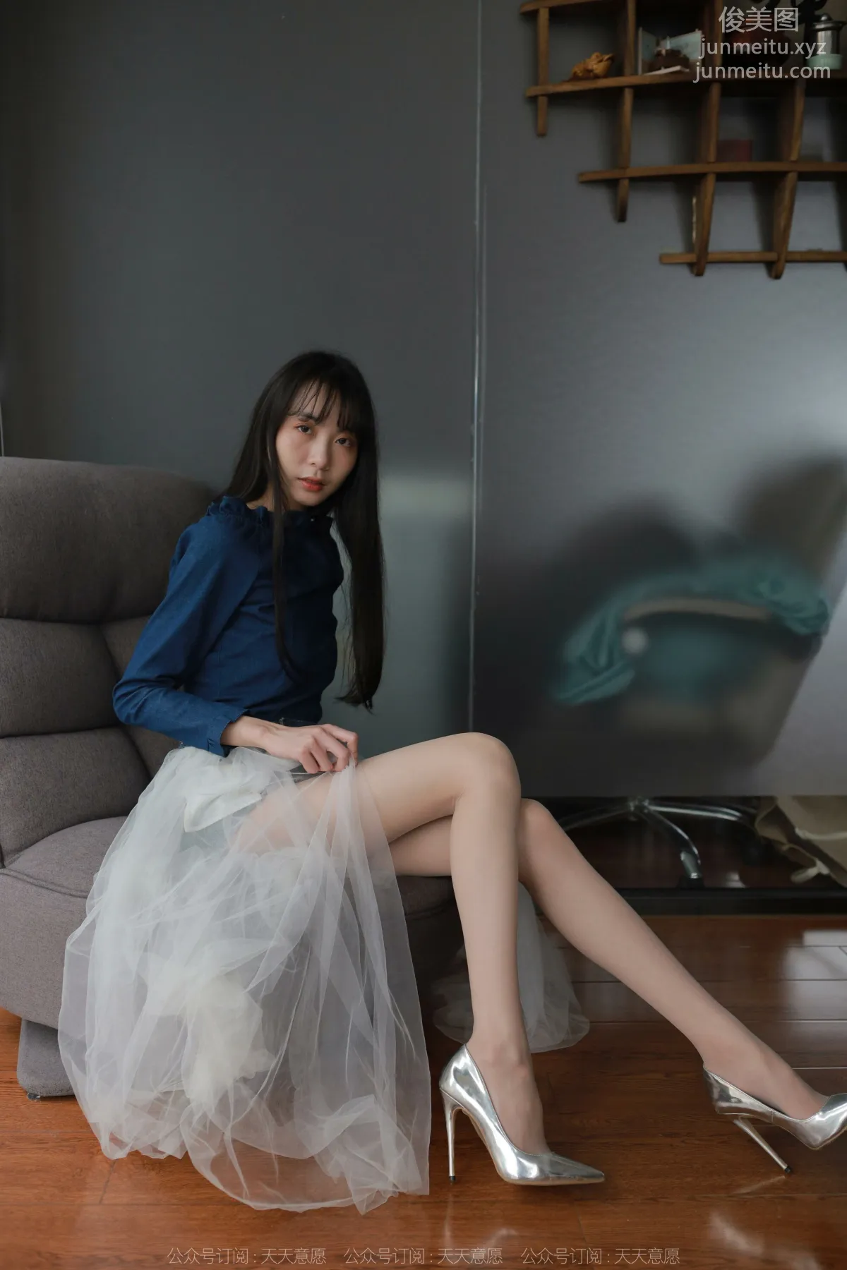 [IESS] 2022.03.31 Silk Enjoyer 1045: Tuan Tuan, Long Legs and White Gauze [95P] photo 66