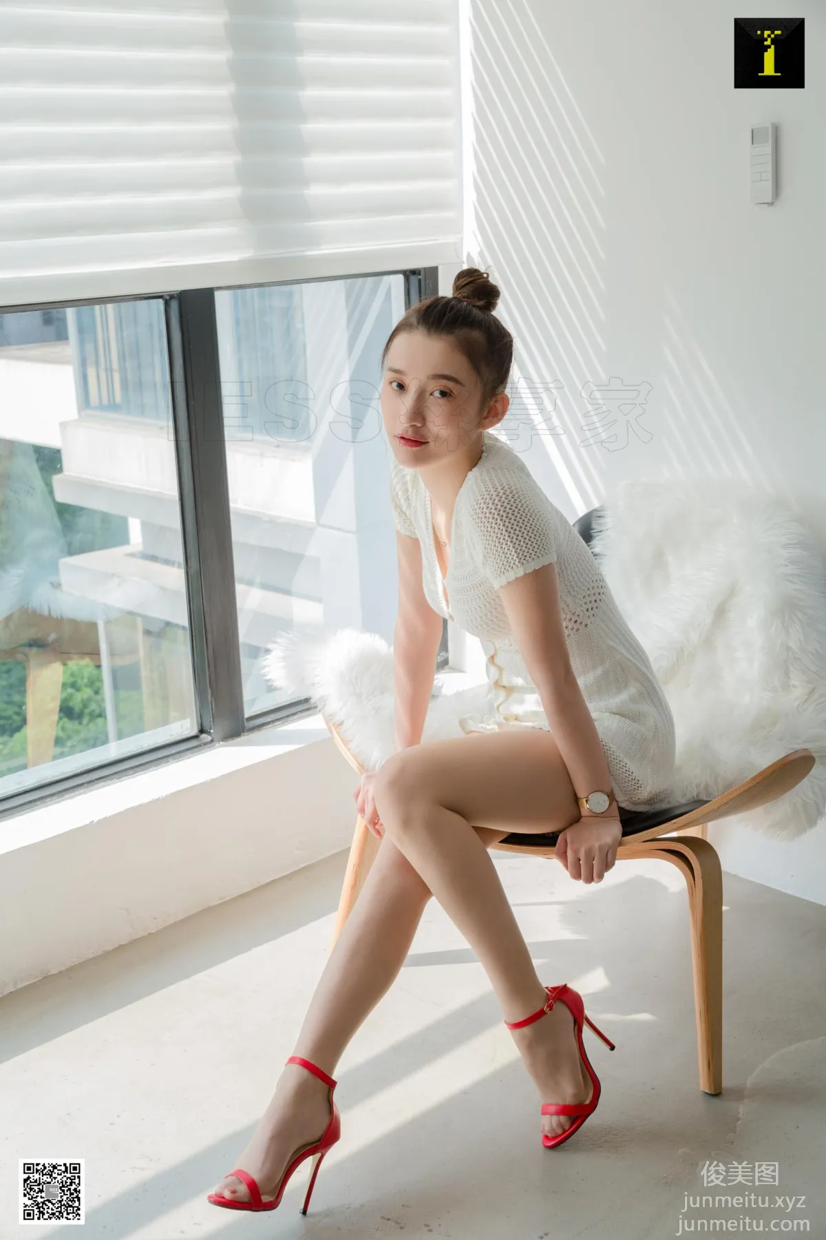[IESS] 2019.09.24 Silk Enjoyer 578: Quiet Qiuqiu in White, Qiuqiu [90P] photo 2