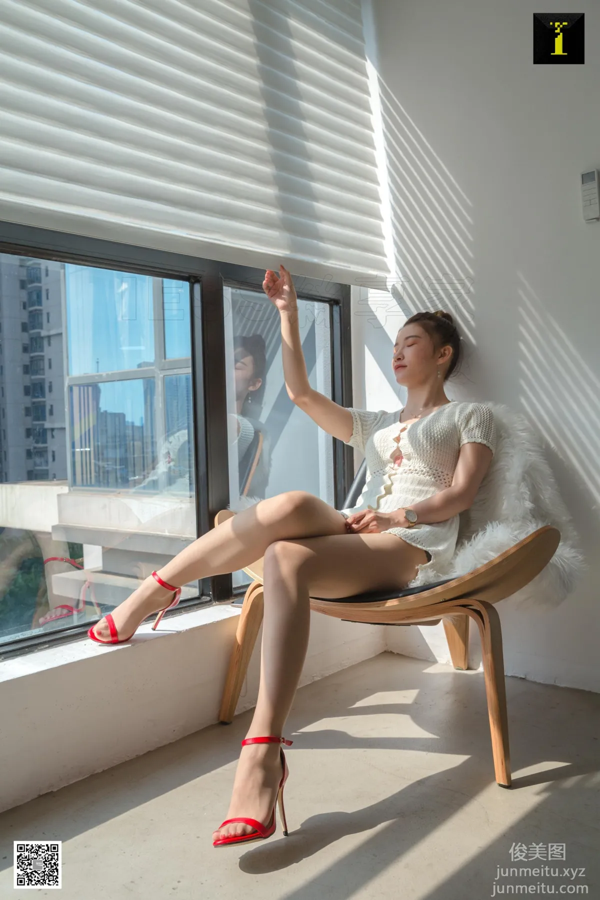 [IESS] 2019.09.24 Silk Enjoyer 578: Quiet Qiuqiu in White, Qiuqiu [90P] photo 3